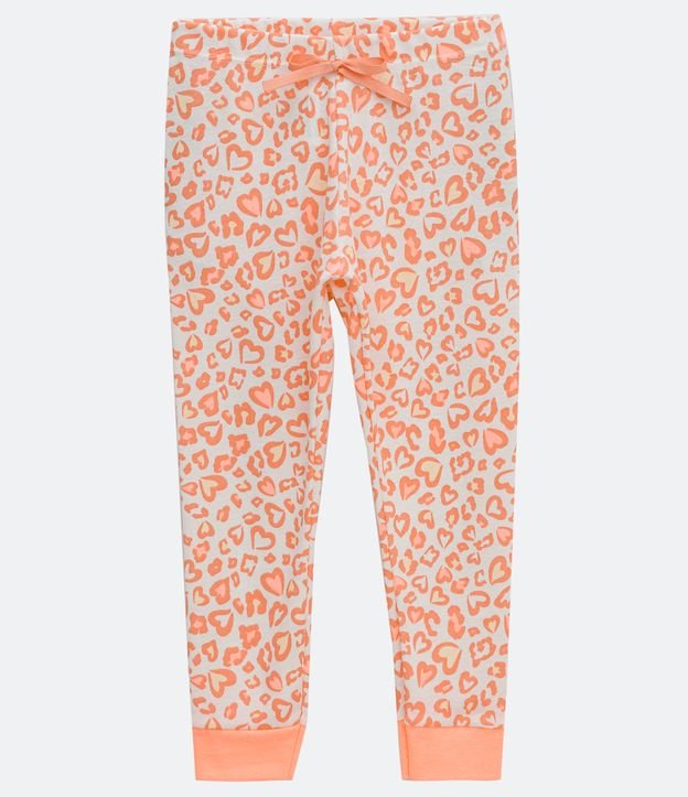 Pijama Infantil en Algodón con Estampado Minnie y Jaguar - Talle 1 a 4 años Blanco 3