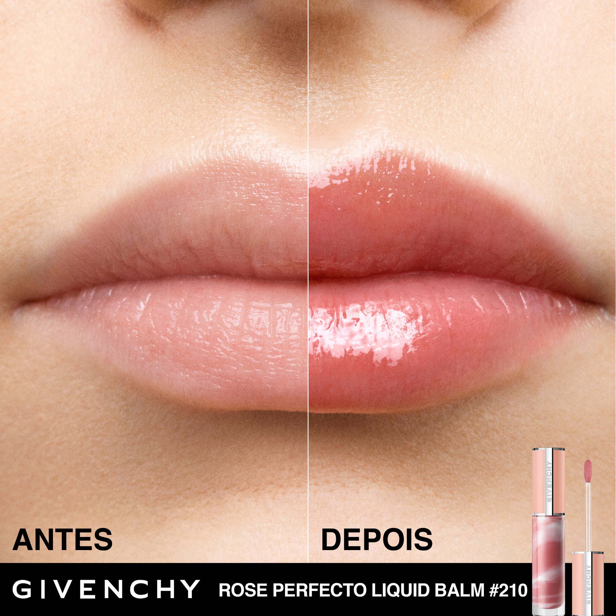 Batom Liquido Rose Perfecto Givenchy N210 5