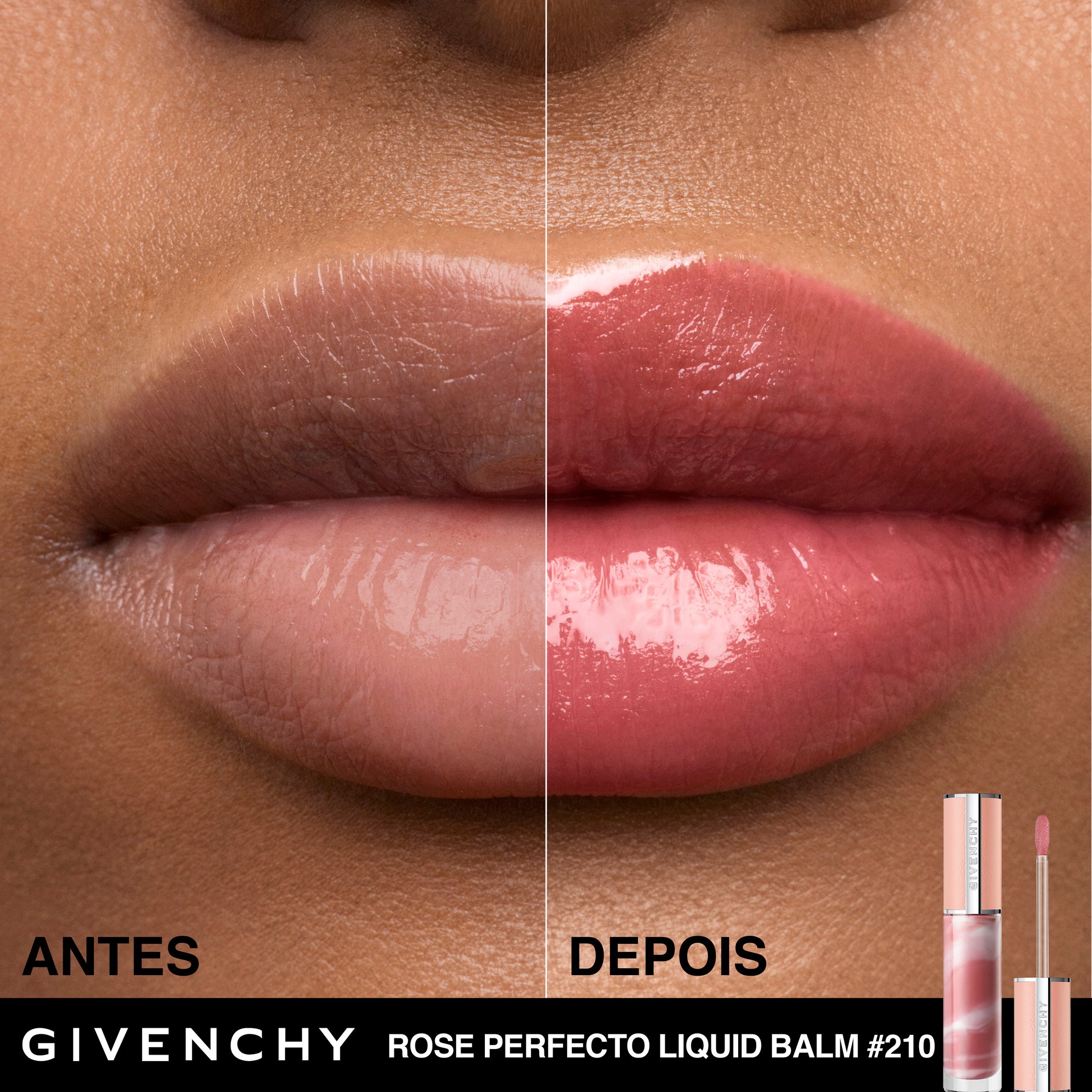 Batom Liquido Rose Perfecto Givenchy N210 6