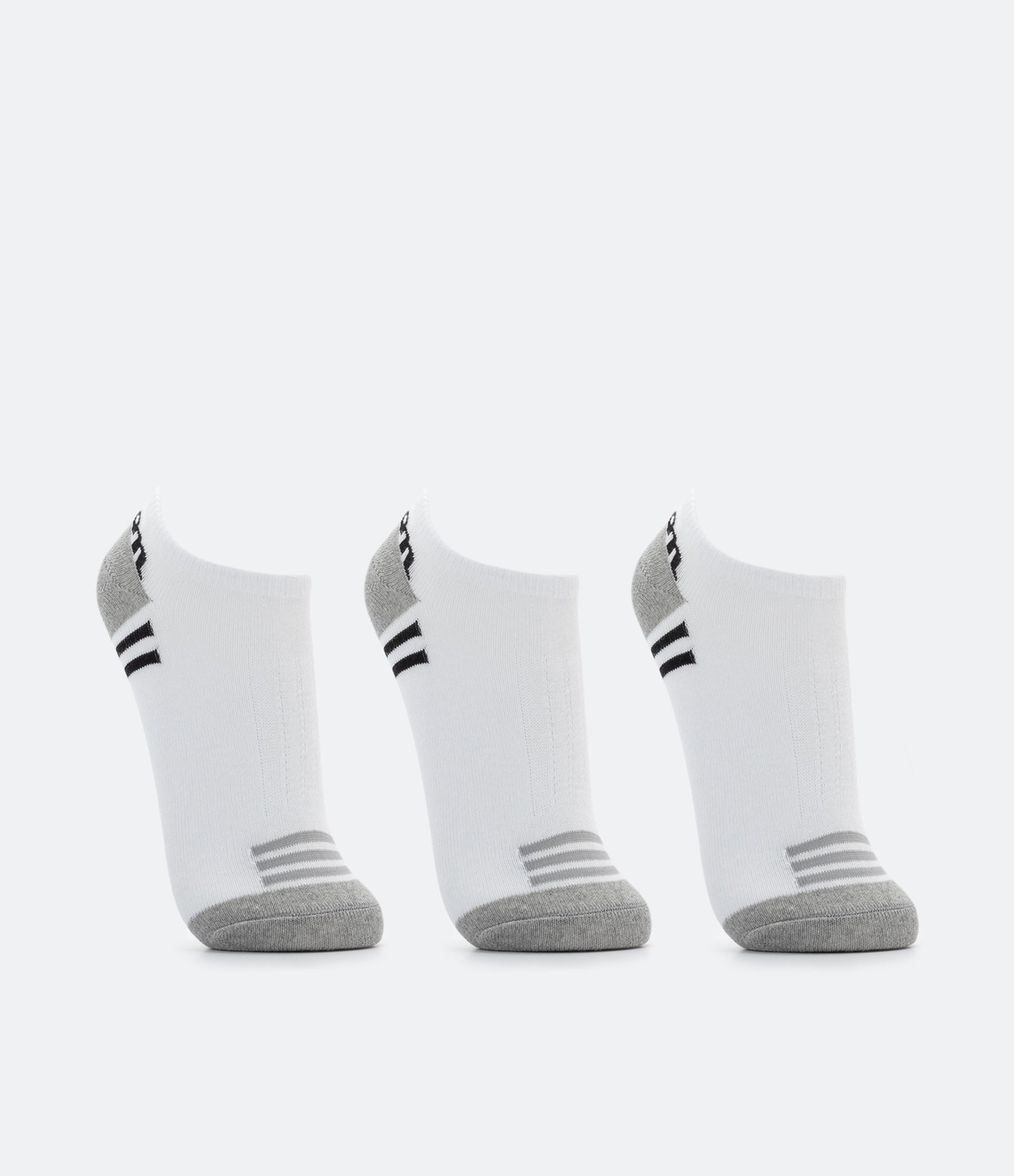 Kit 03 Meias Invisíveis com Detalhes Contrastantes Wilson Branco 2