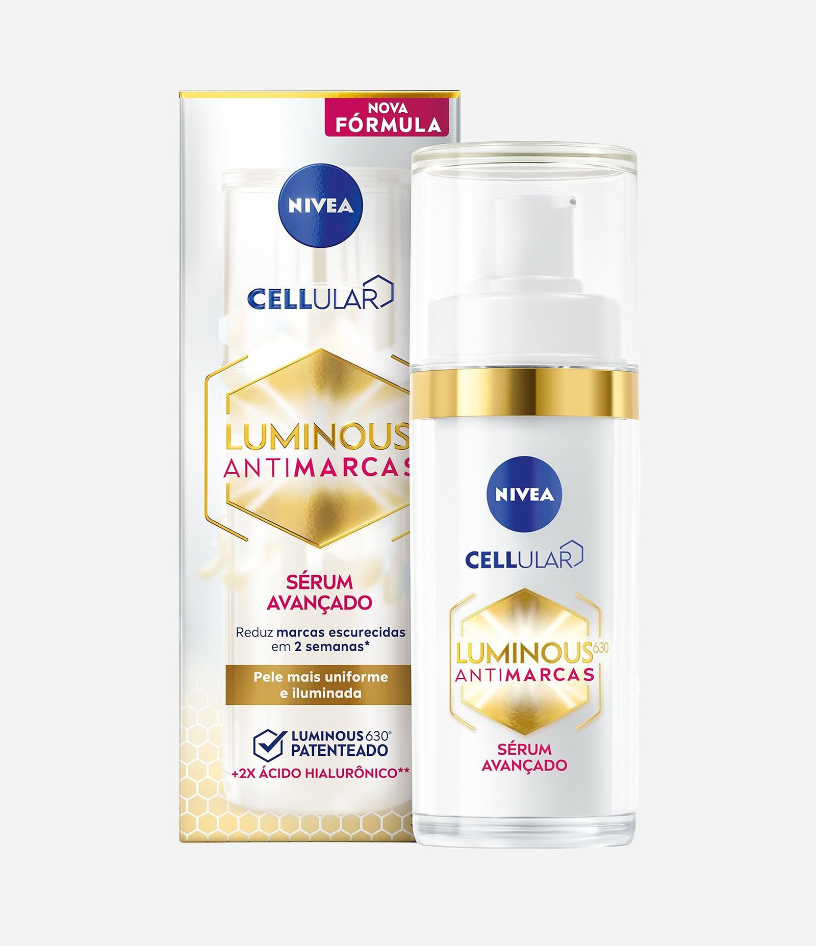 Sérum Facial Avançado Antimarcas Escurecidas Nivea Luminous 630® 30ml 1