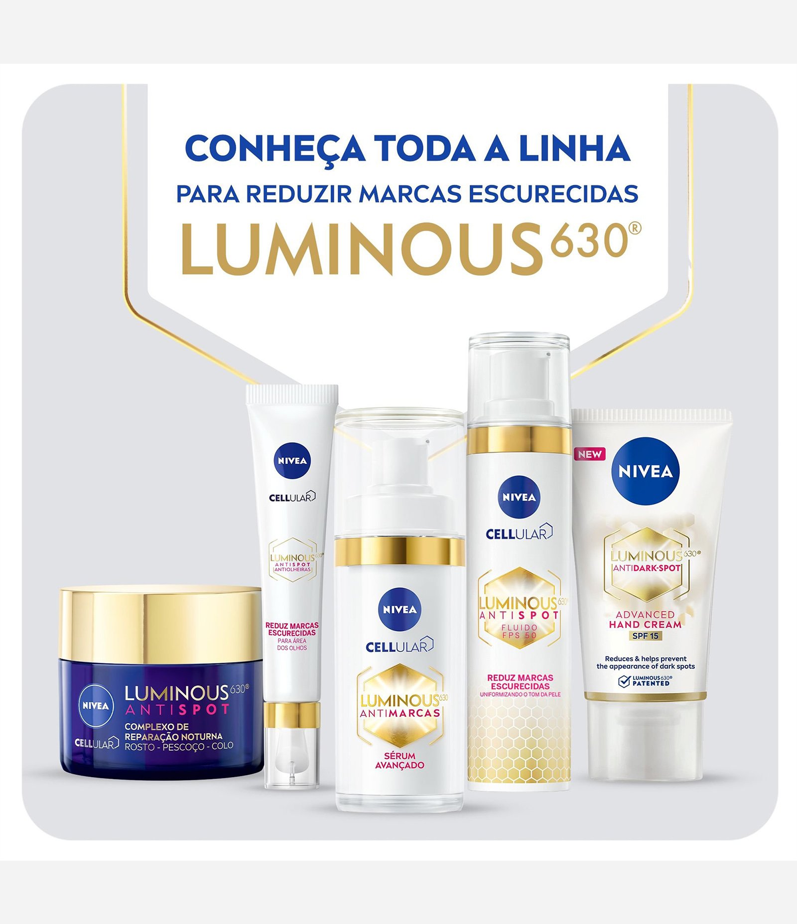 Sérum Facial Avançado Antimarcas Escurecidas Nivea Luminous 630® 30ml 7