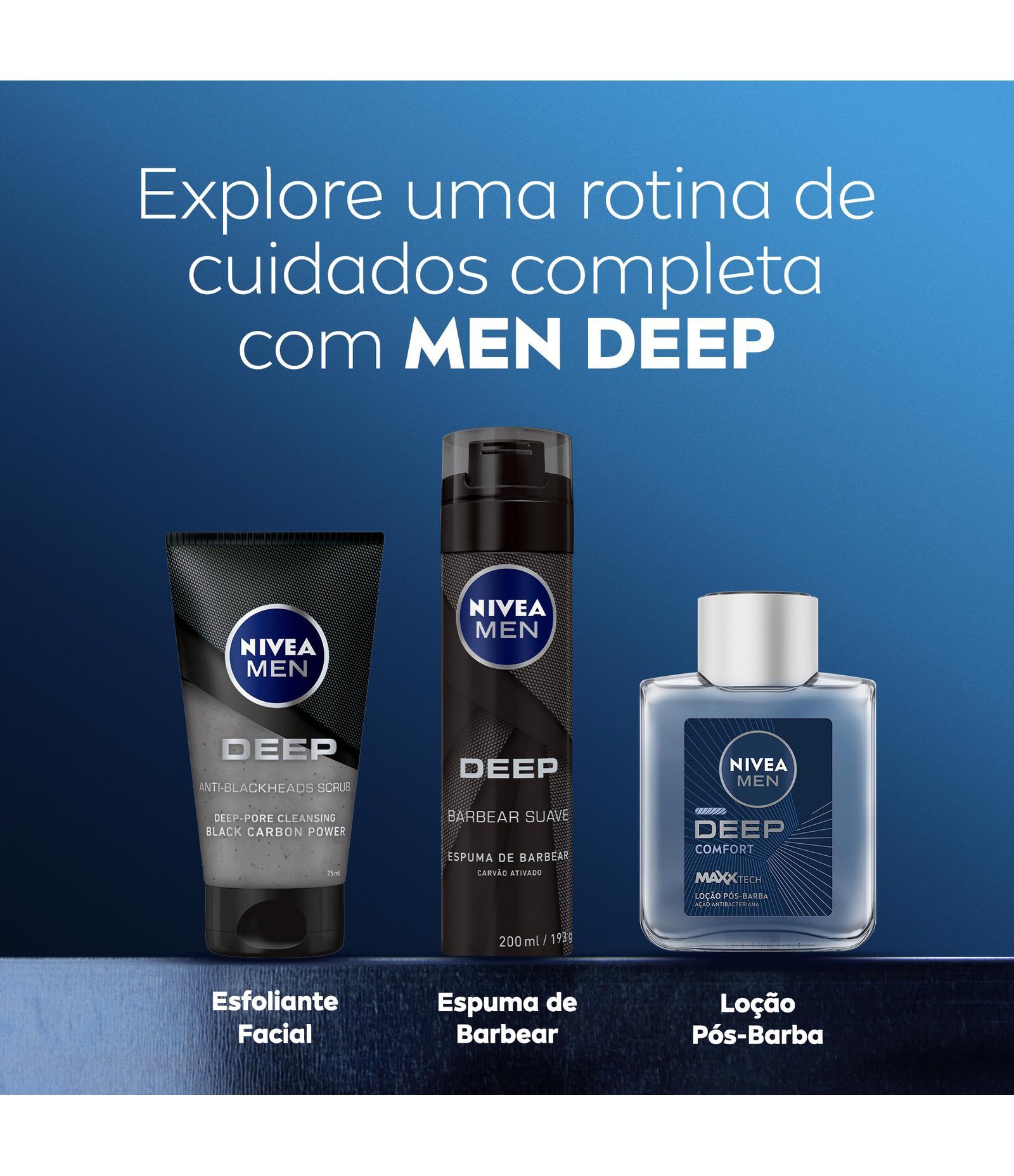 Loção Pós Barba Men Deep Nivea 100ml 6