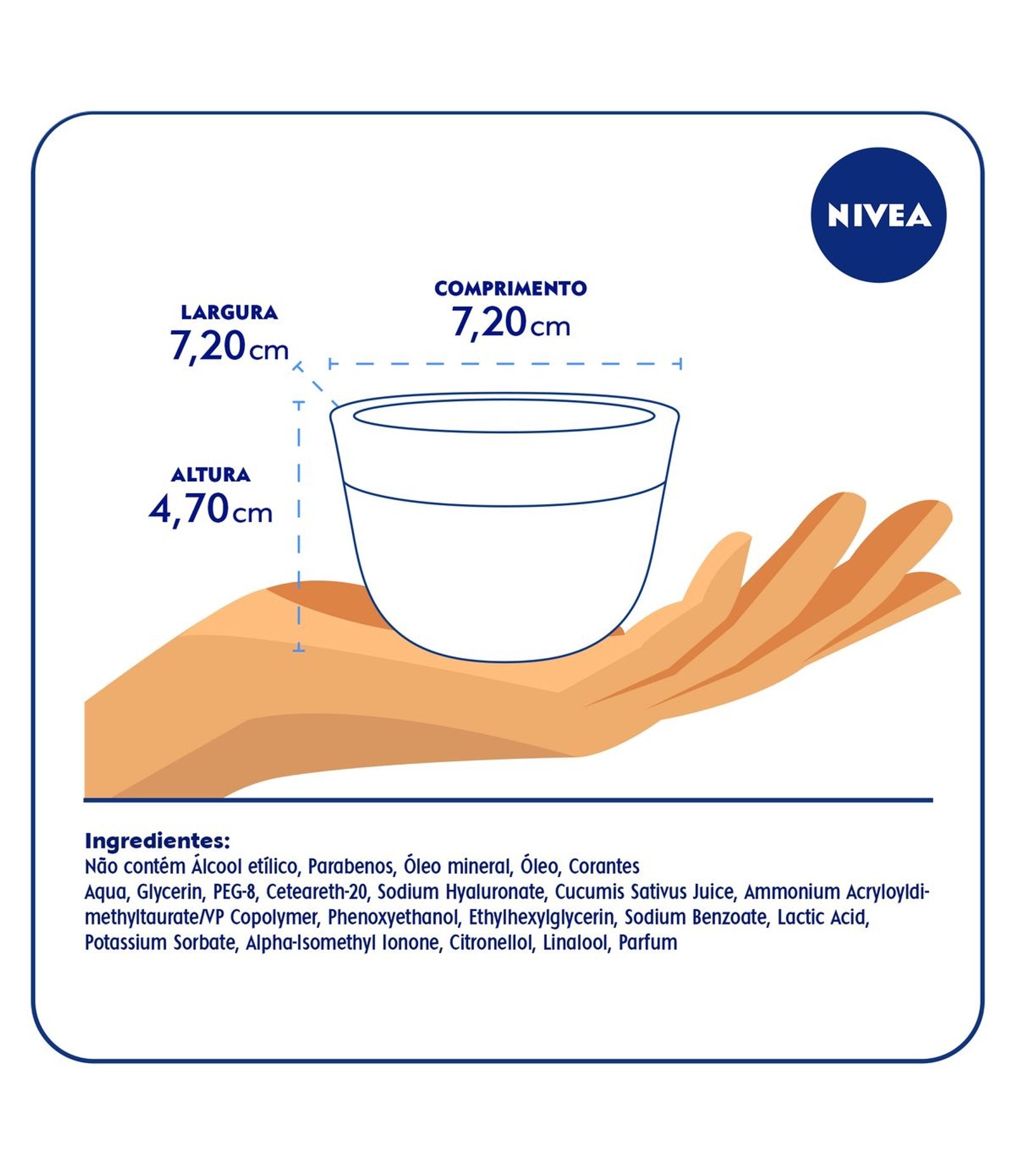 Hidratante em Gel Facial Nivea 100g 7
