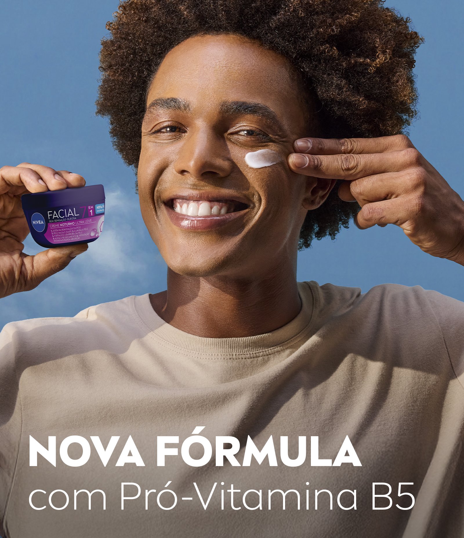 Creme Facial Noturno 7 em 1 Ultraleve Nivea 100ml 14
