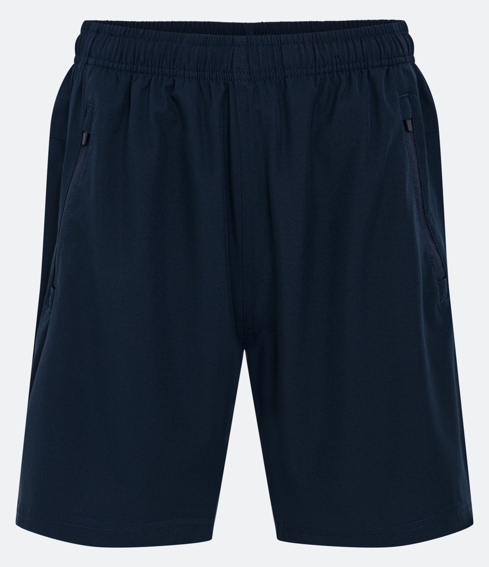 Bermuda Esportiva com Laser Cut e Bolsos com Zíper Azul Escuro 7