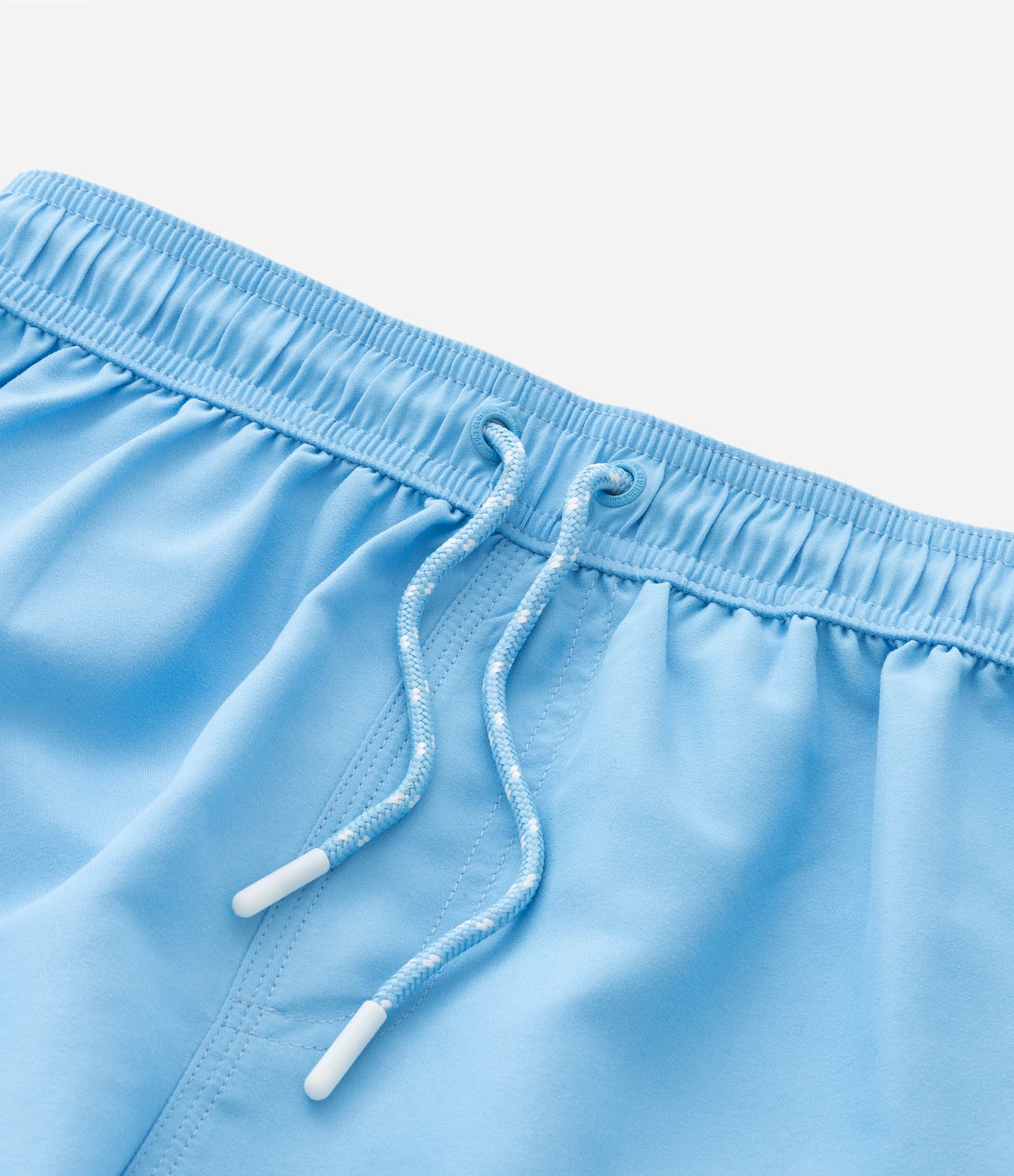 Bermuda de Banho Infantil com Etiqueta Emborrachada - Tam 5 a 14 anos Azul Claro 6