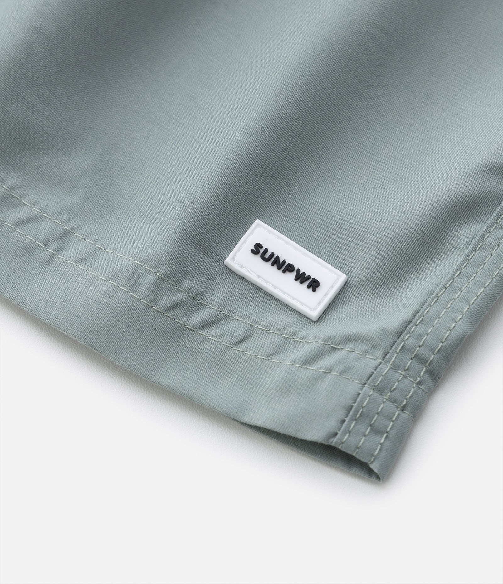 Bermuda de Banho Infantil com Etiqueta Emborrachada - Tam 5 a 14 anos Verde 5