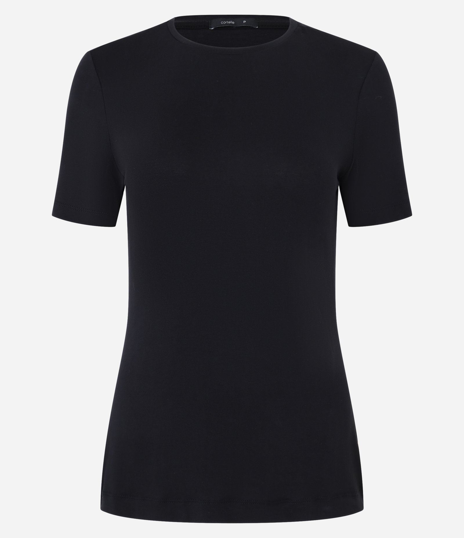 Blusa T-Shirt Básica em Viscose Preto 5