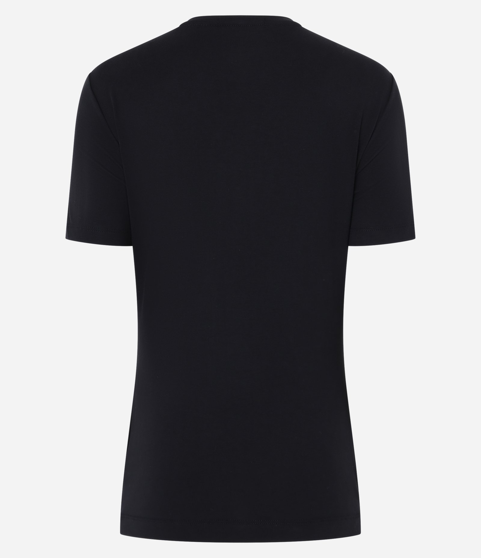 Blusa T-Shirt Básica em Viscose Preto 6