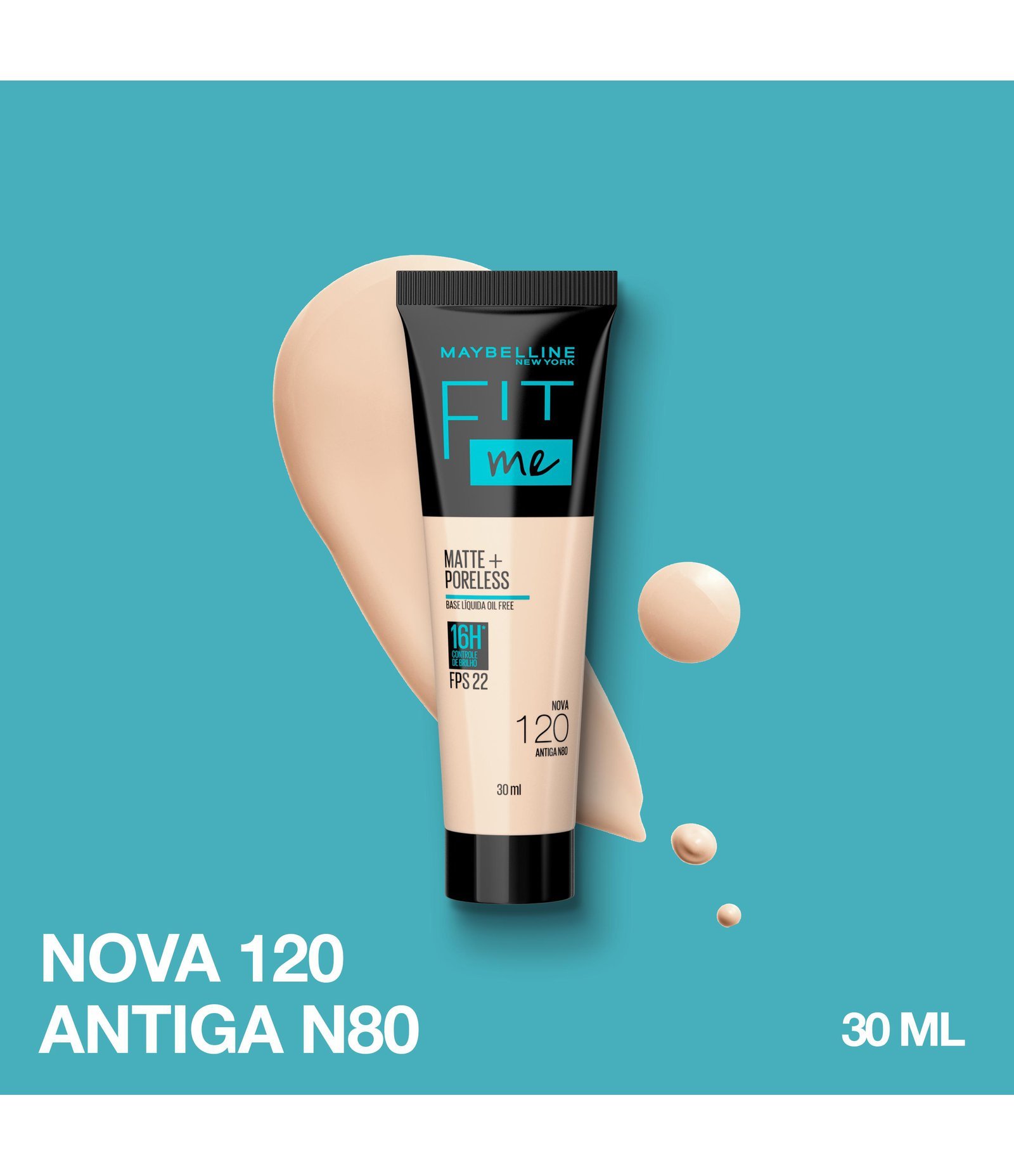 Base Líquida Maybelline NY Fit Me Matte FPS Maybelline 2