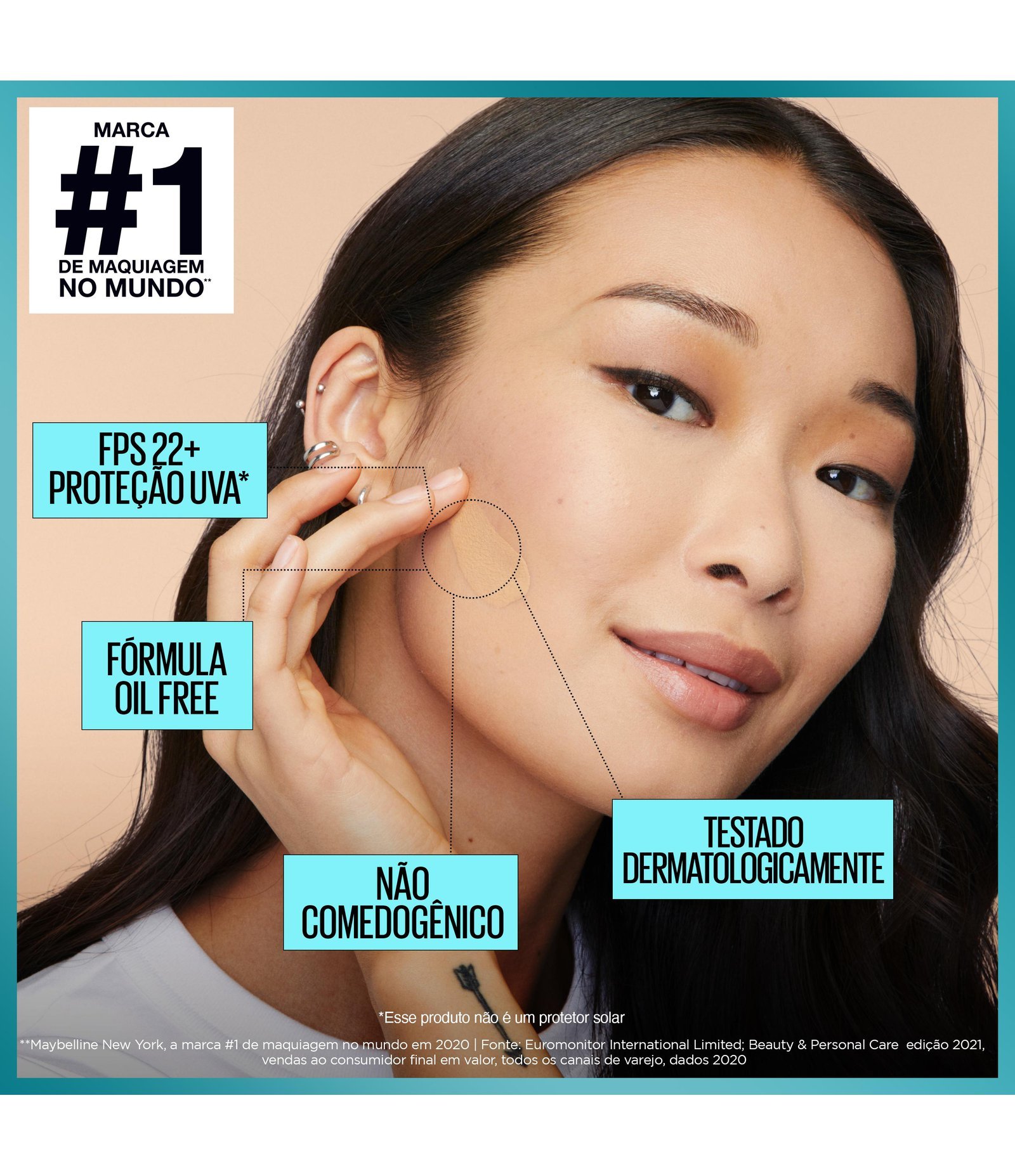 Base Líquida Maybelline NY Fit Me Matte FPS Maybelline 4