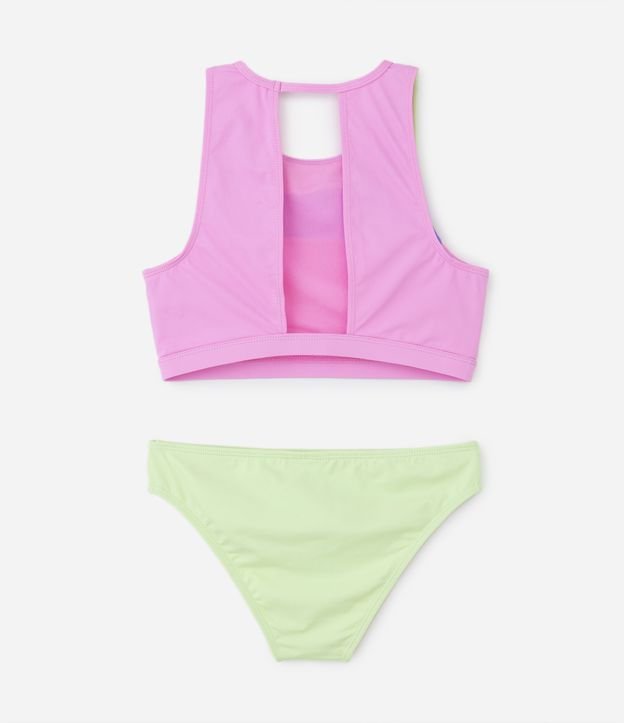 Bikini Infantil Con Bloques De Colores Talle A A Os Multicolores