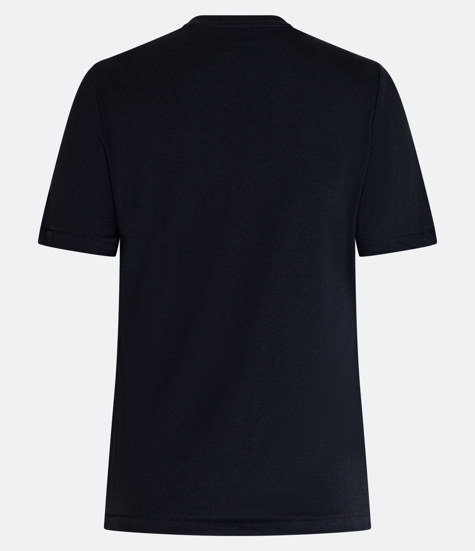 Camiseta Básica em Algodão Peruano com Manga Curta Preto 6