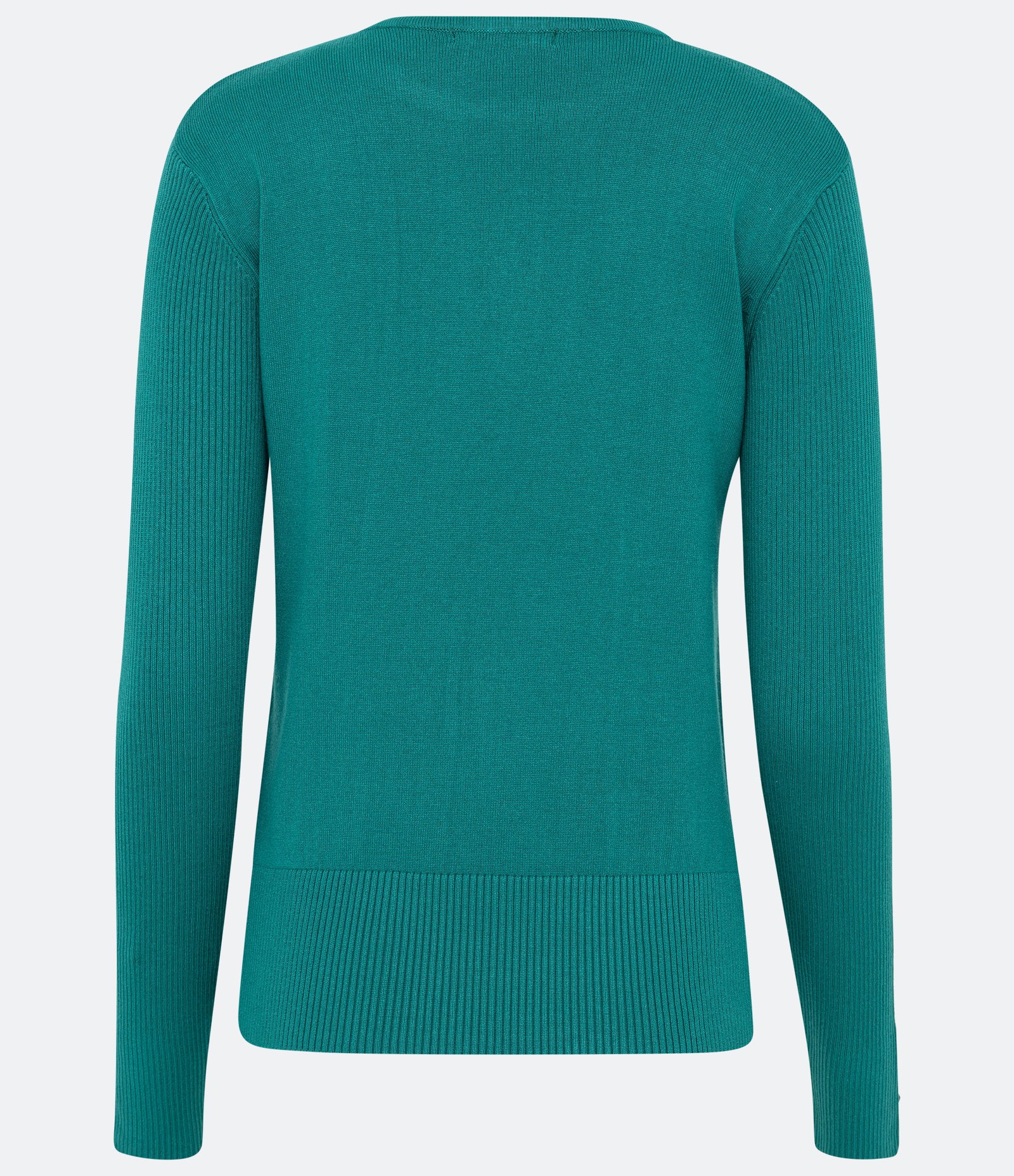 Suéter Alongado em Tricô com Manga Longa 6