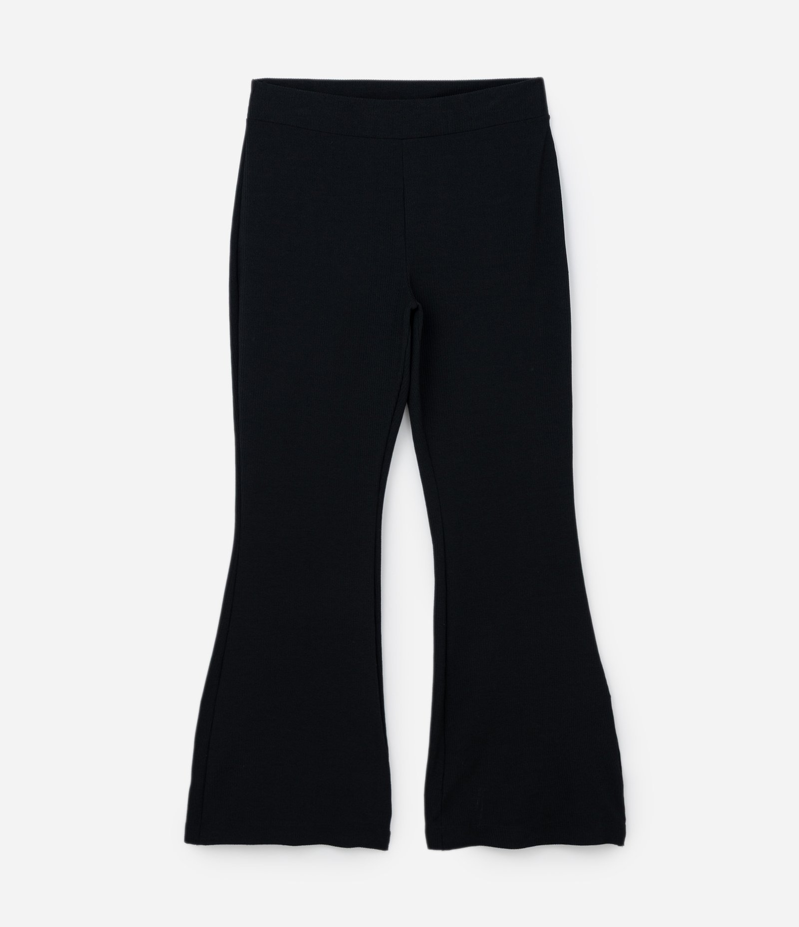 Calça Flare com Textura Canelada Curve & Plus Size Preto 5