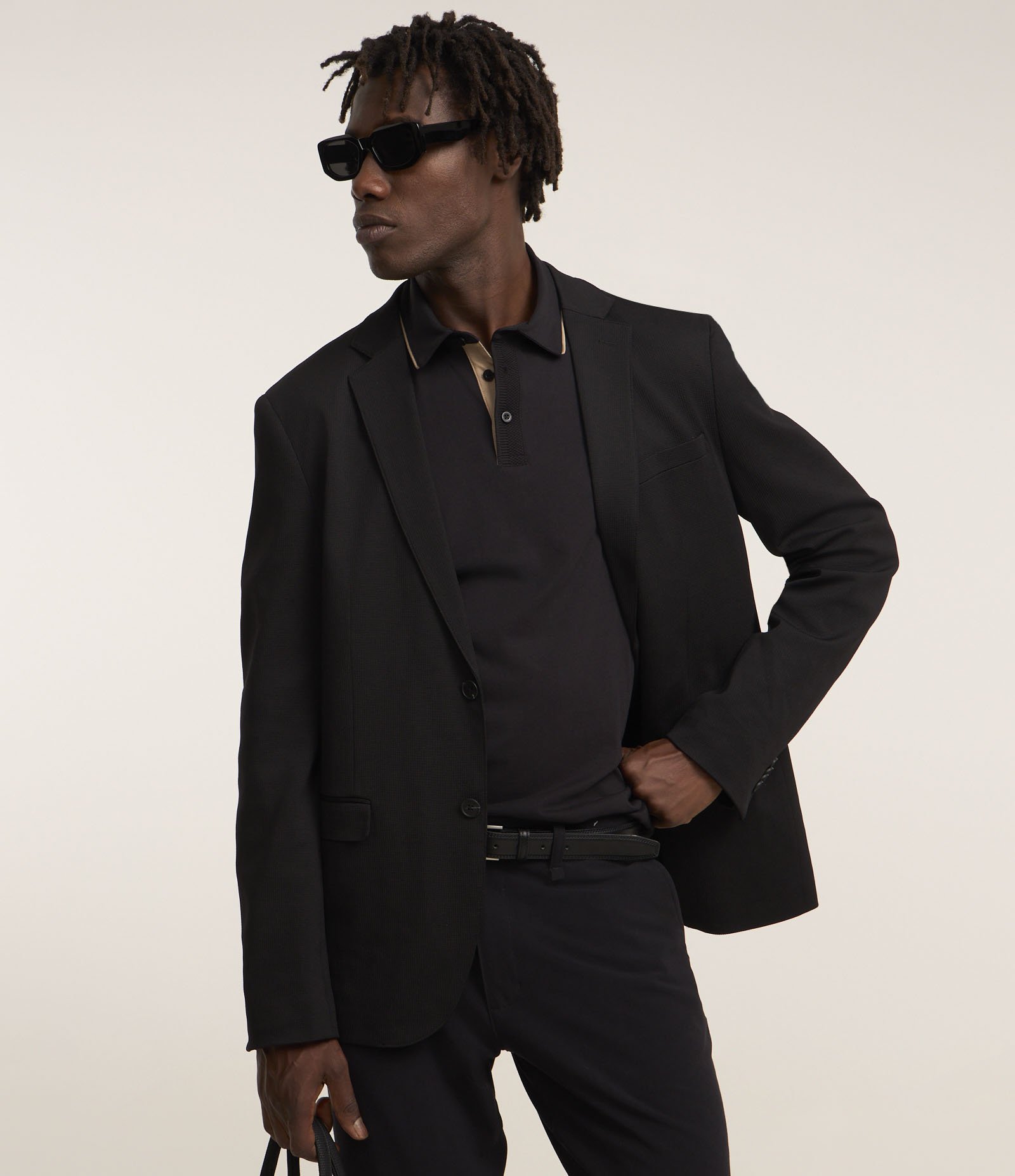 Camisa Polo Regular em Algodão Peruano com Detalhe Contrastante na Gola Preto 4