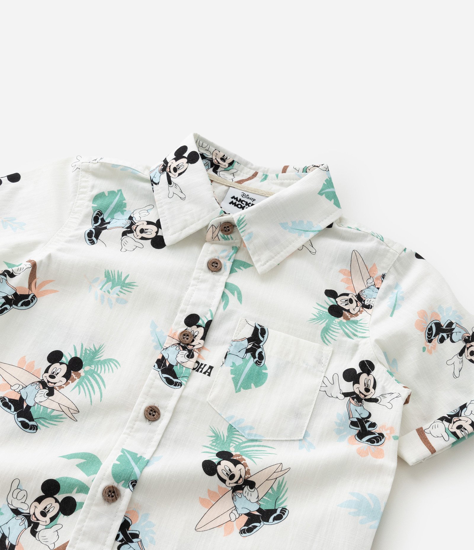 Conjunto Infantil com Estampa do Mickey - Tam 2 a 5 anos Off White 13