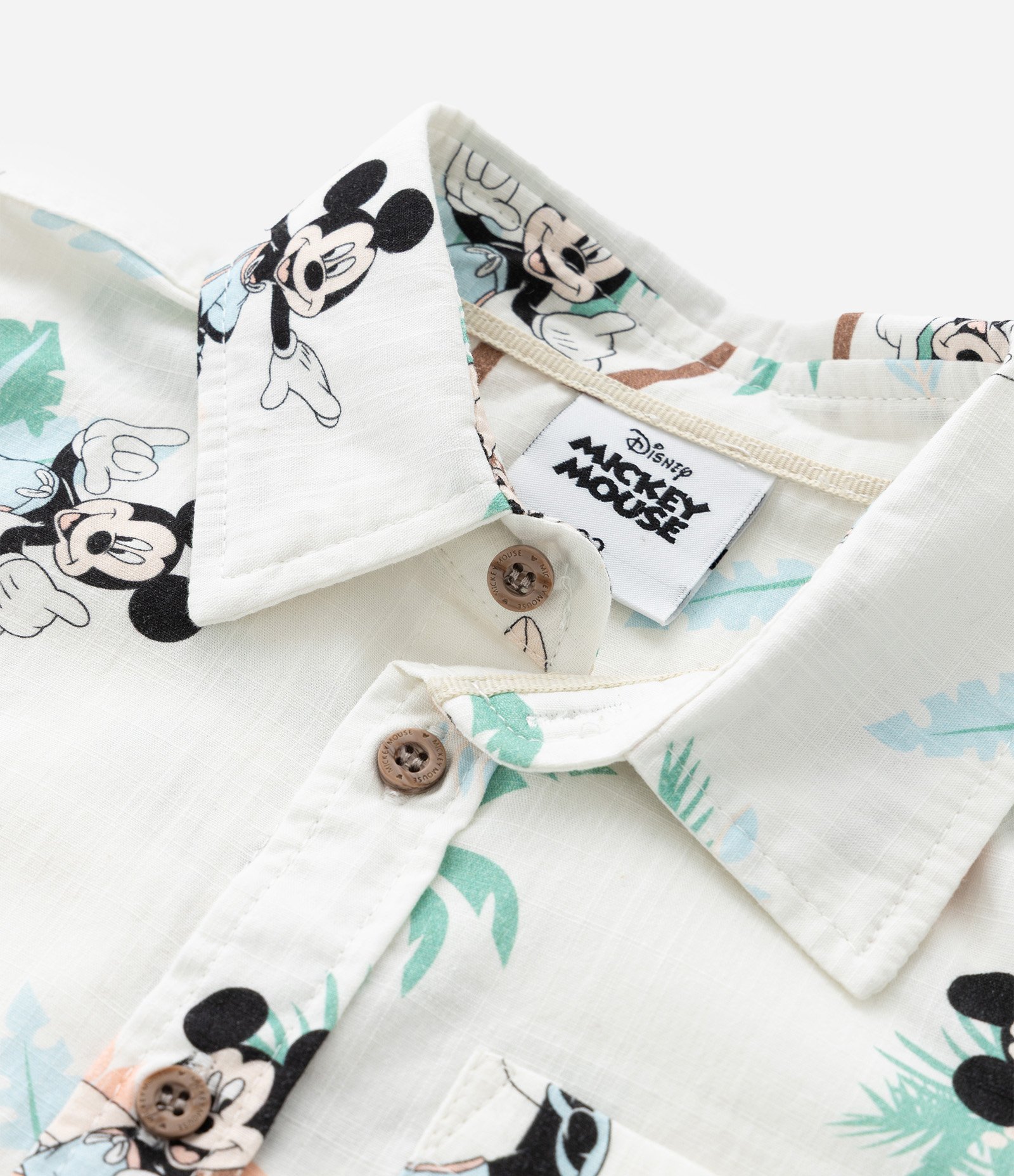 Conjunto Infantil com Estampa do Mickey - Tam 2 a 5 anos Off White 7