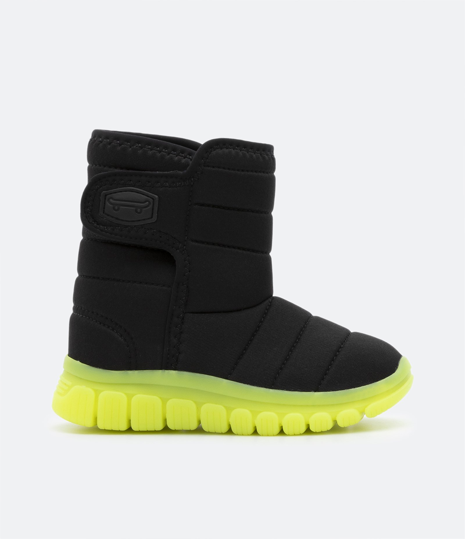 Bota Infantil com Gomos e Sola Neon - Tam 20 ao 29 Preto 2