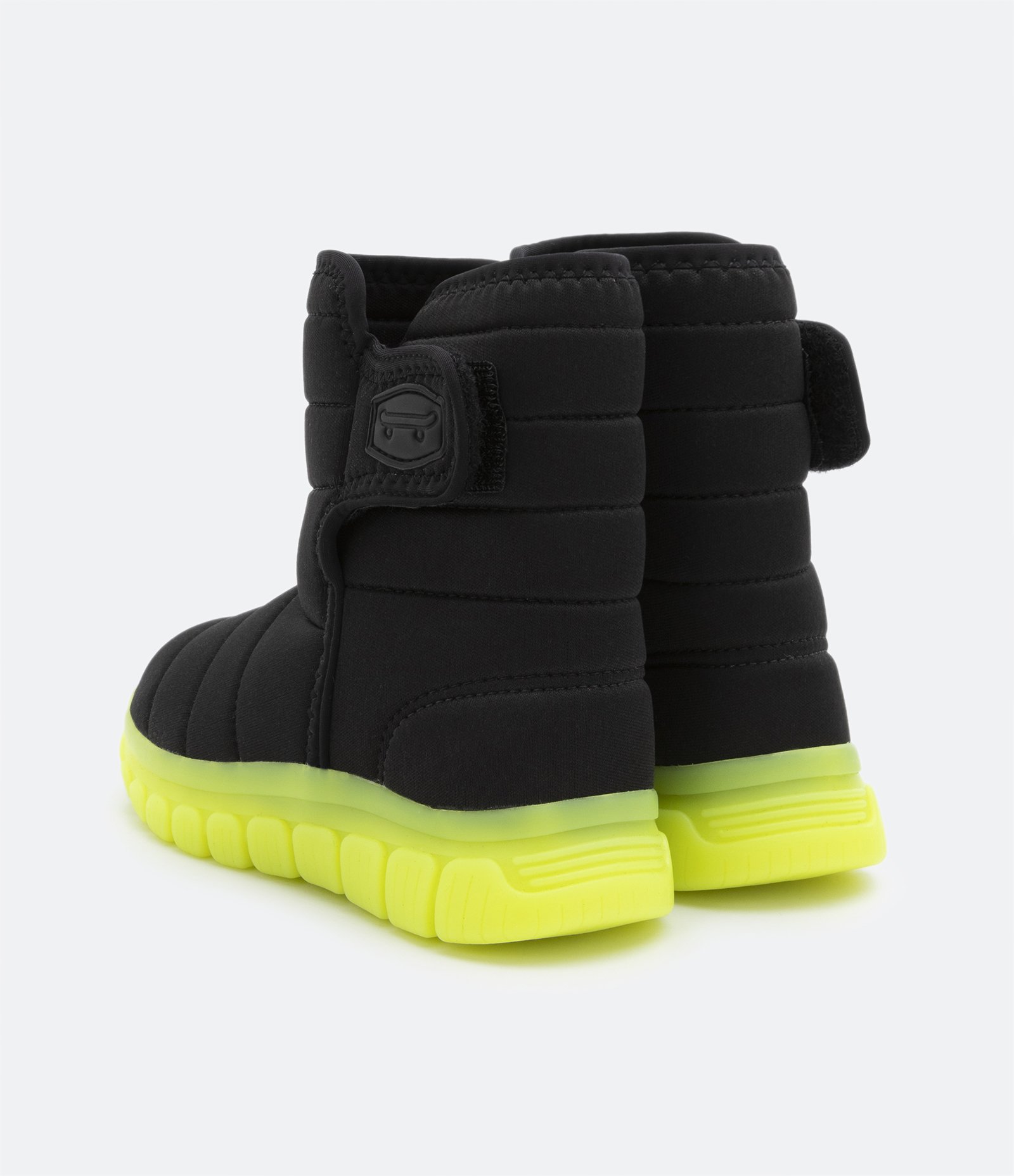 Bota Infantil com Gomos e Sola Neon - Tam 20 ao 29 Preto 3