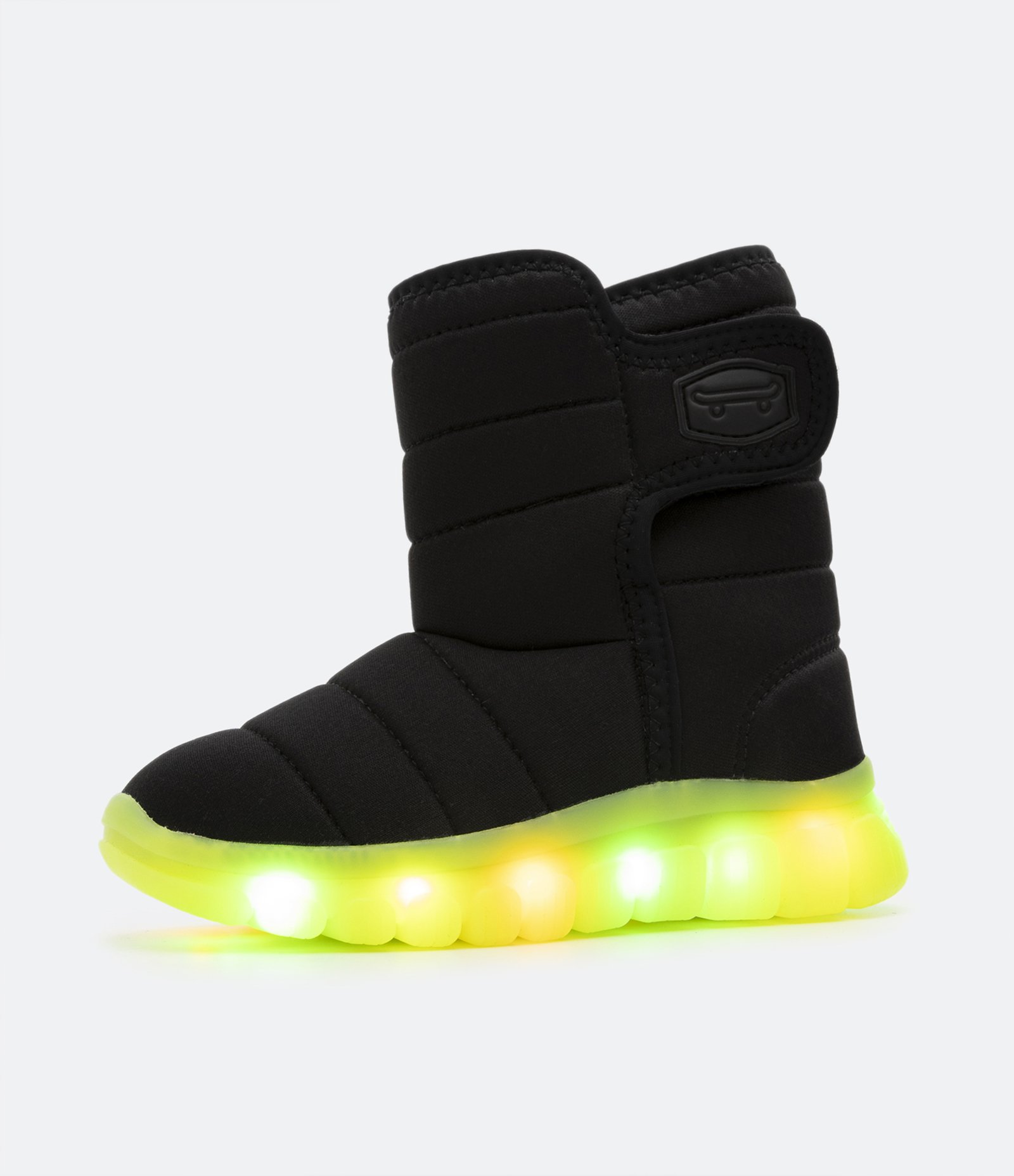 Bota Infantil com Gomos e Sola Neon - Tam 20 ao 29 Preto 5