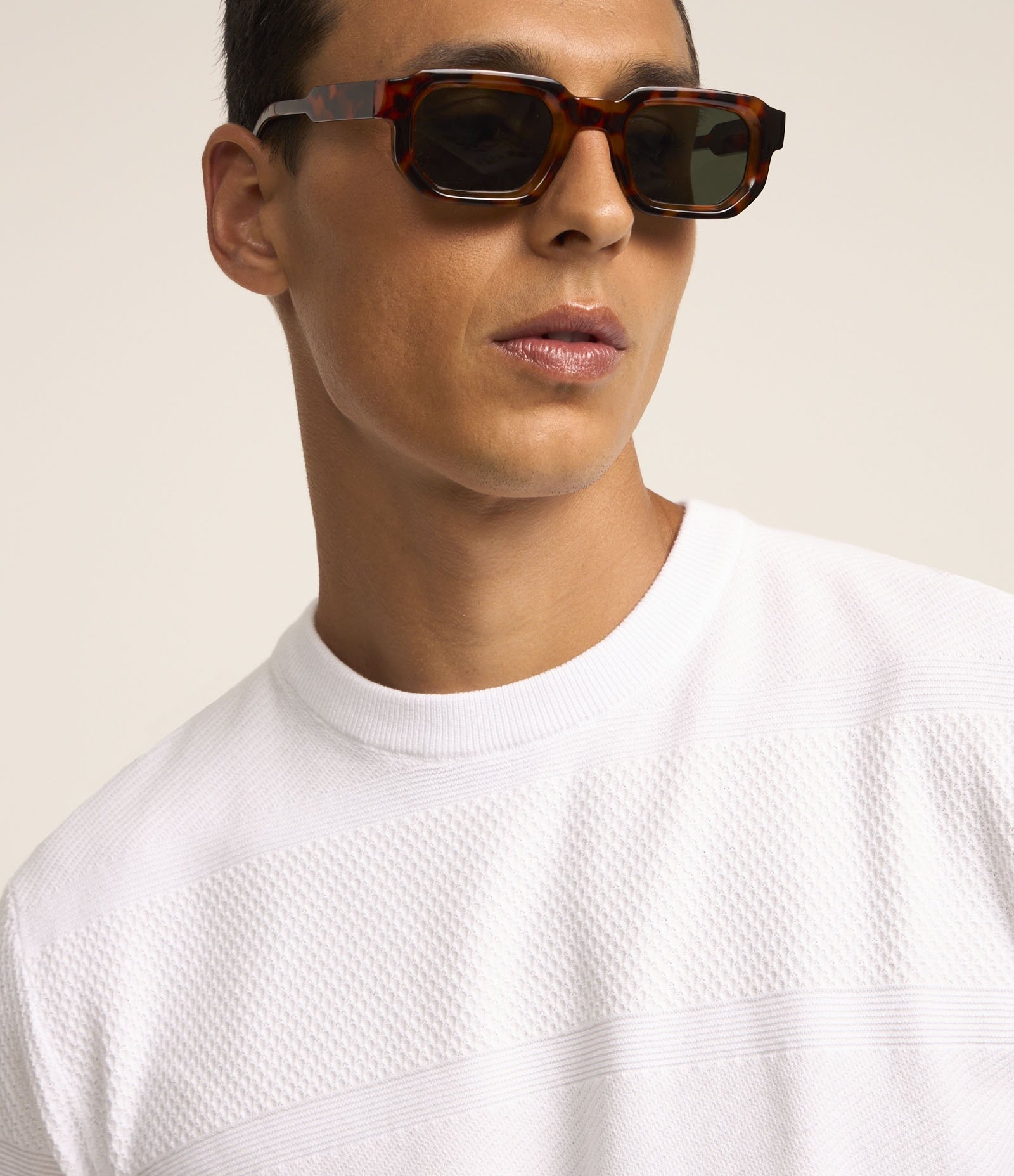 Casaco Comfort em Algodão Texturizado Off White 4