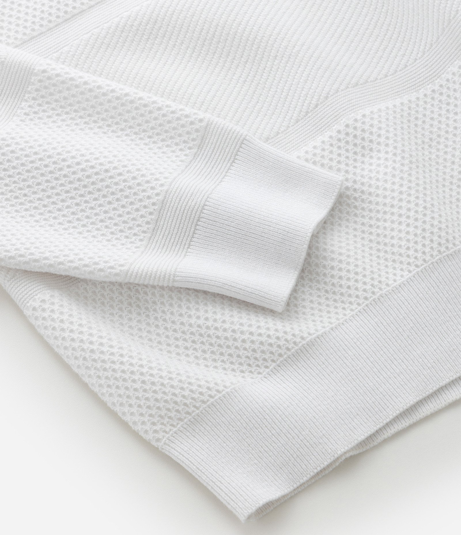 Casaco Comfort em Algodão Texturizado Off White 11