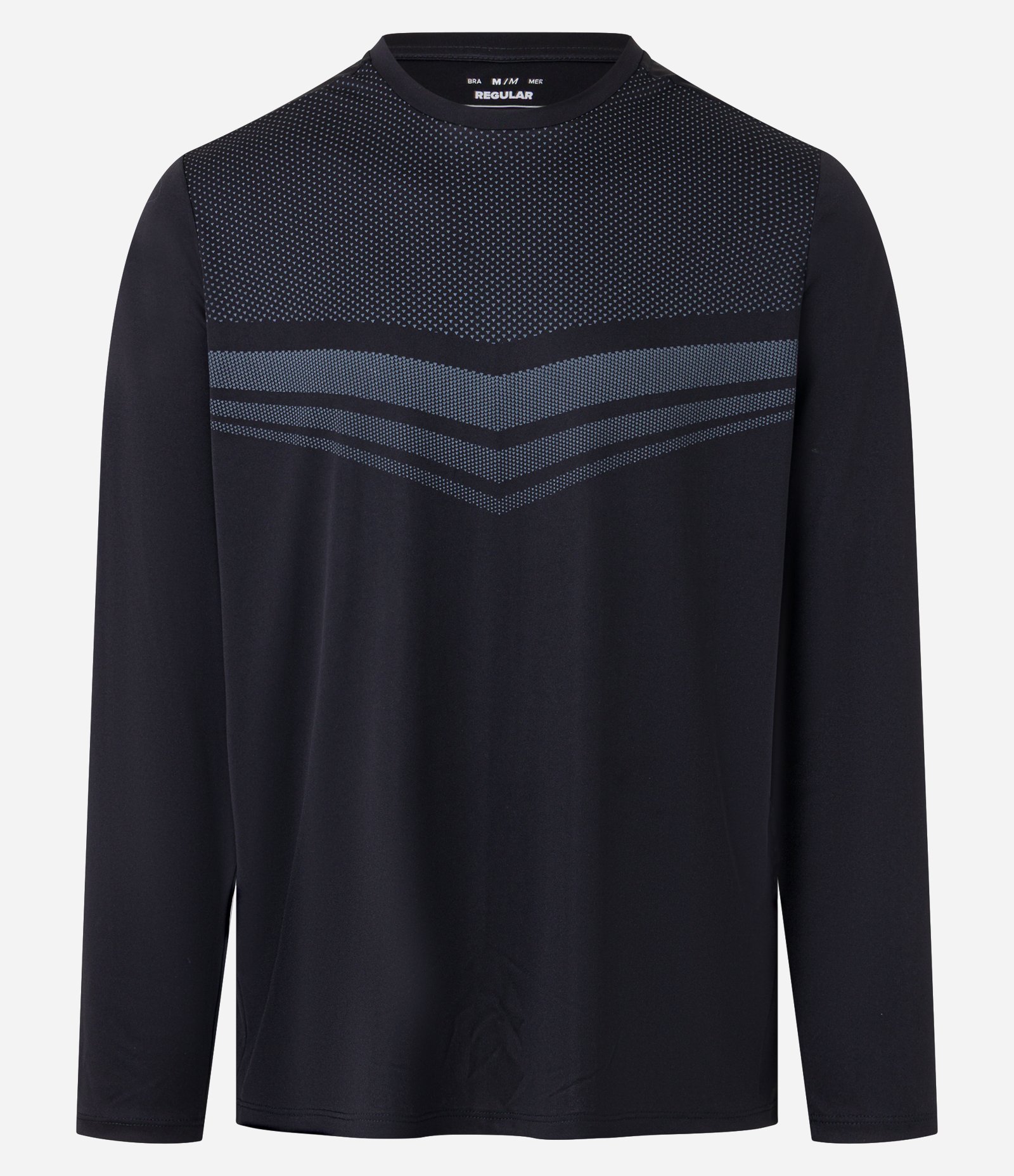 Camiseta Esportiva com Estampa Delta Pontilhado Preto 5