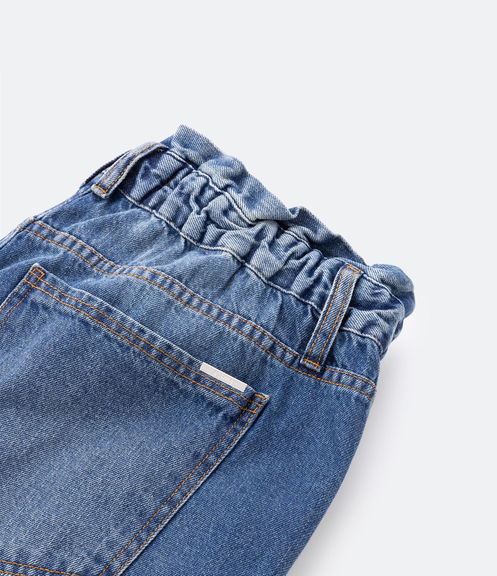 Calça Clochard Jeans Curve & Plus Size Azul 7