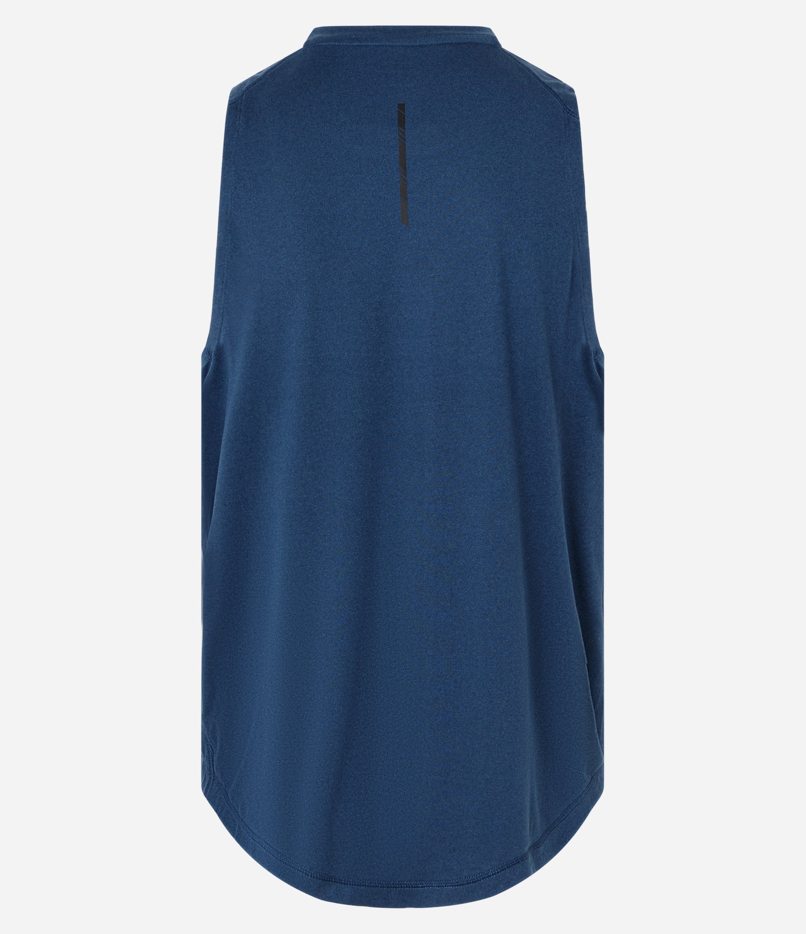 Regata Regular Esportiva com Etiqueta na Barra e Detalhe Contrastante Azul Médio 7