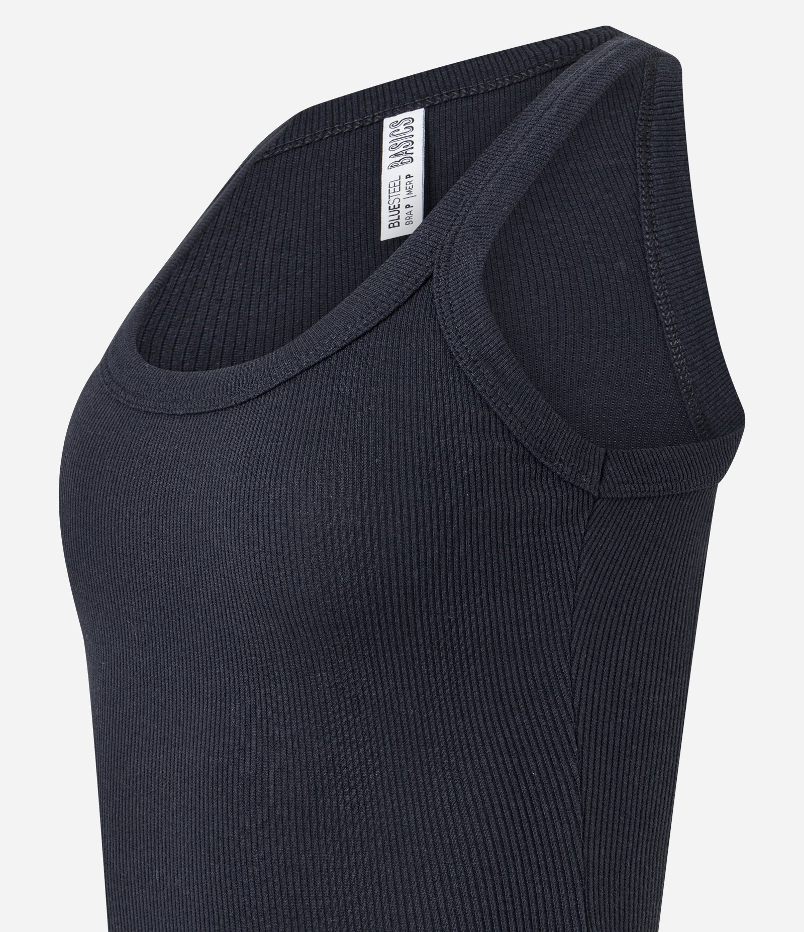 Regata em Ribana com Textura Canelada Preto 6