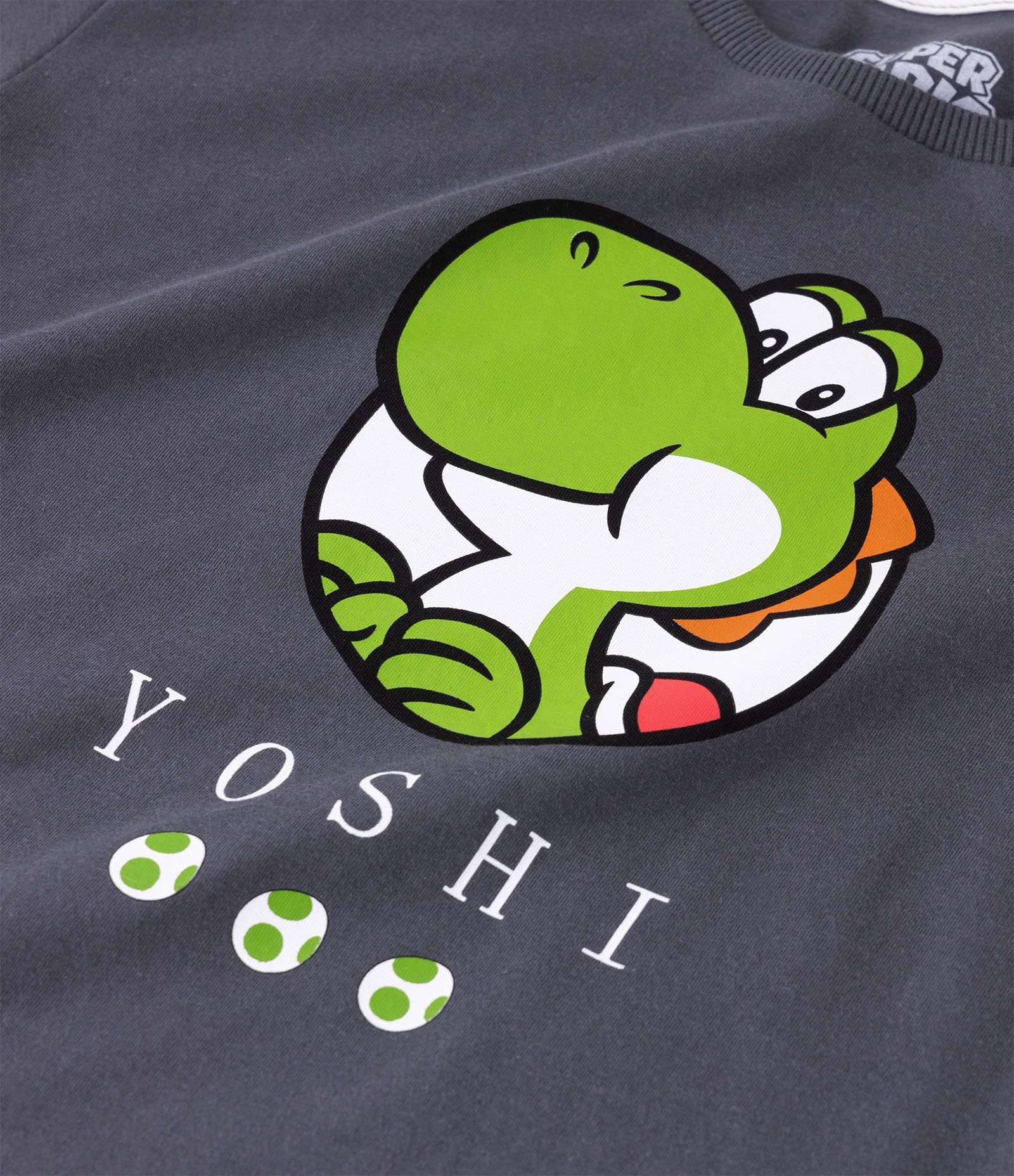 Camiseta Infantil com Estampa Yoshi Nintendo - 5 ao 14 Cinza 3