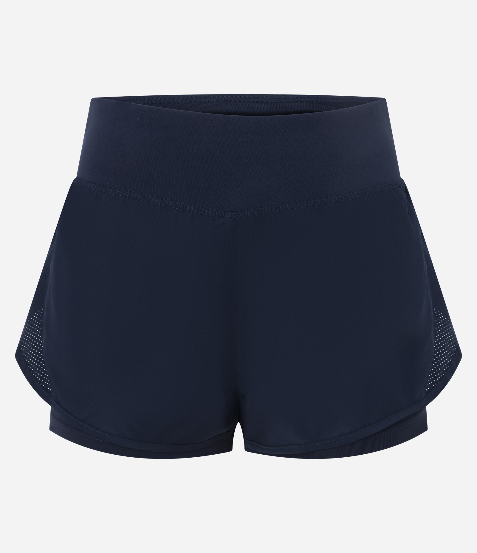 Bermuda Runner Esportiva em Microfibra com Bolso Funcional Azul Marinho 6