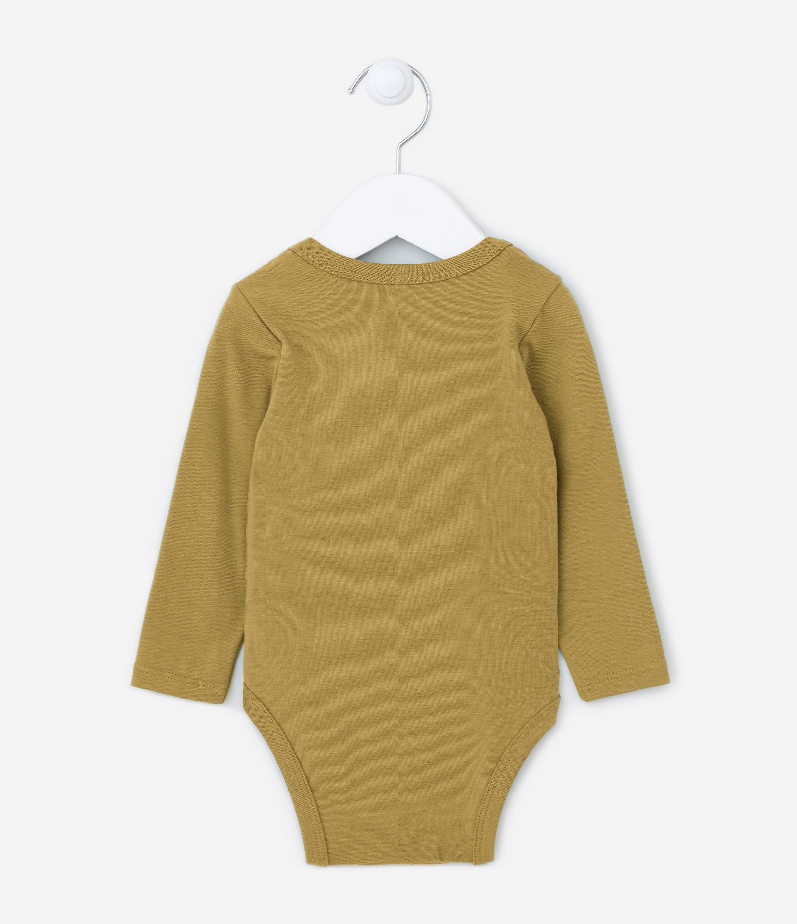 Body Básico em Cotton com Ursinho no Peito - Tam RN a 18 meses Verde 2