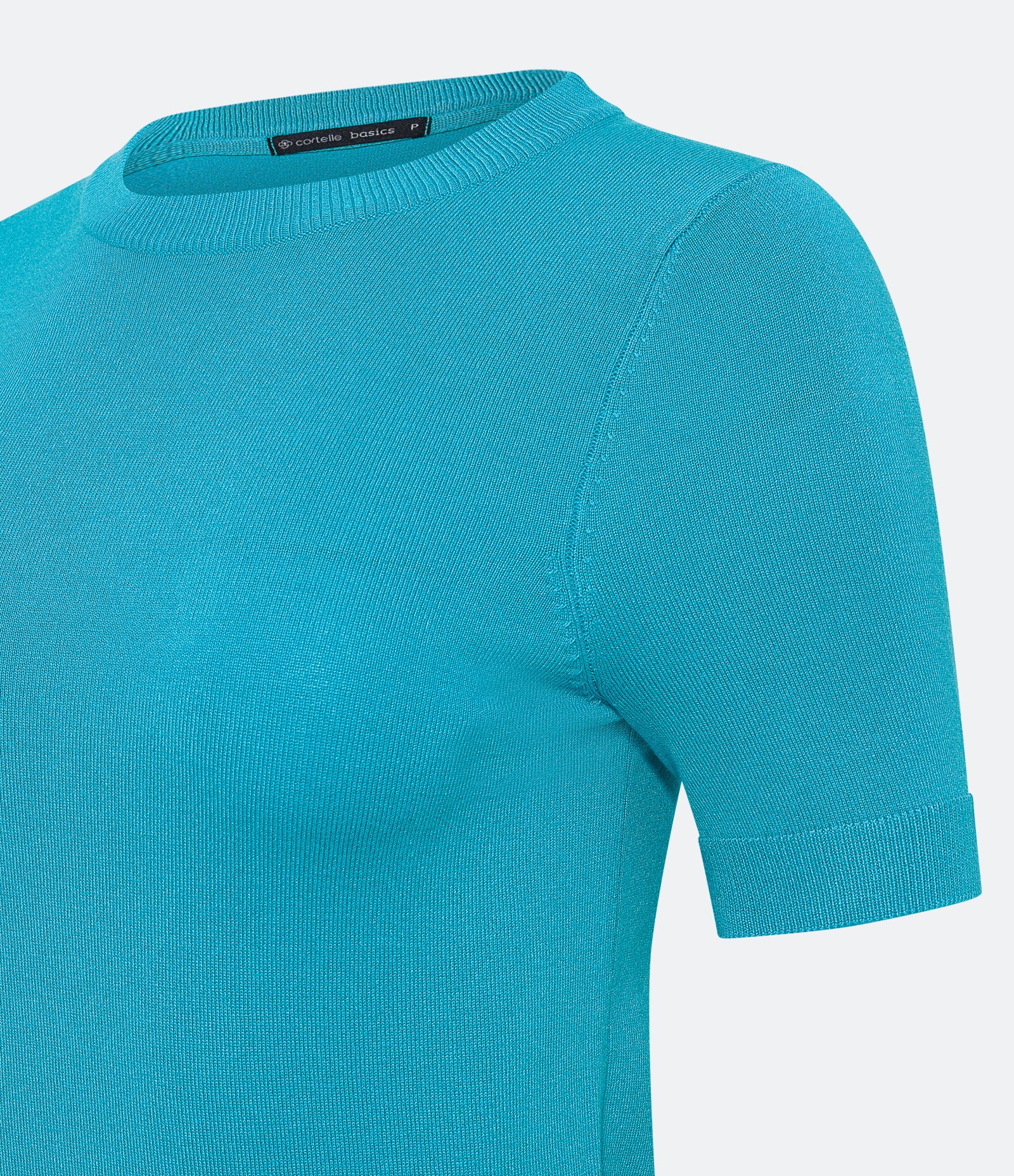 Blusa Básica em Tricô com Barra Canelada 6