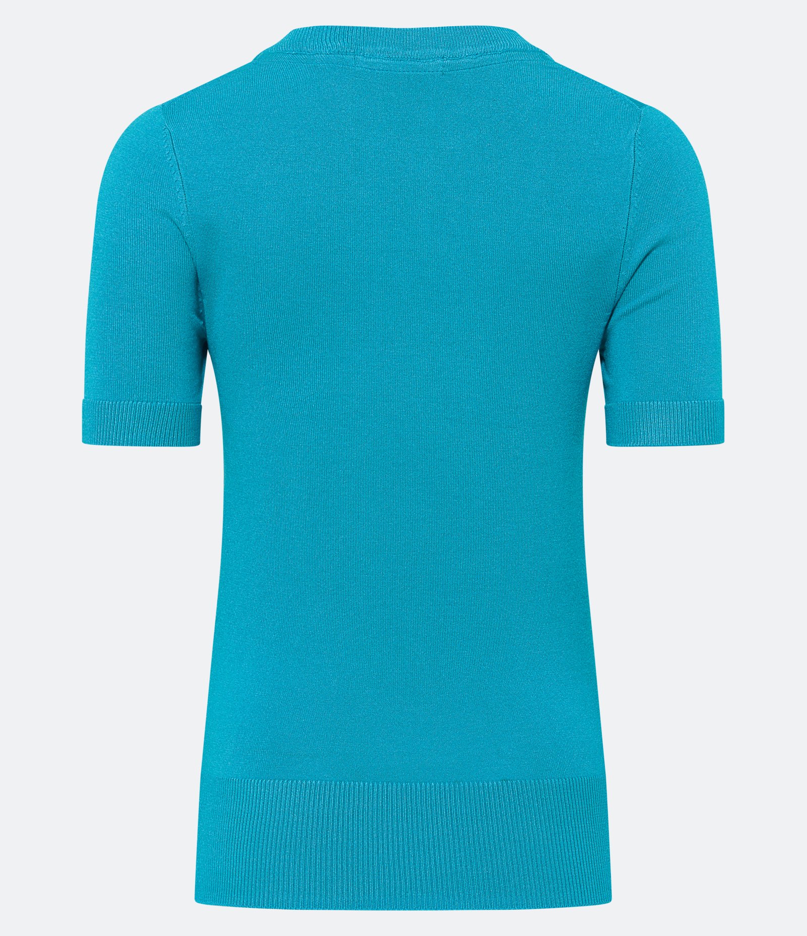 Blusa Básica em Tricô com Barra Canelada 7