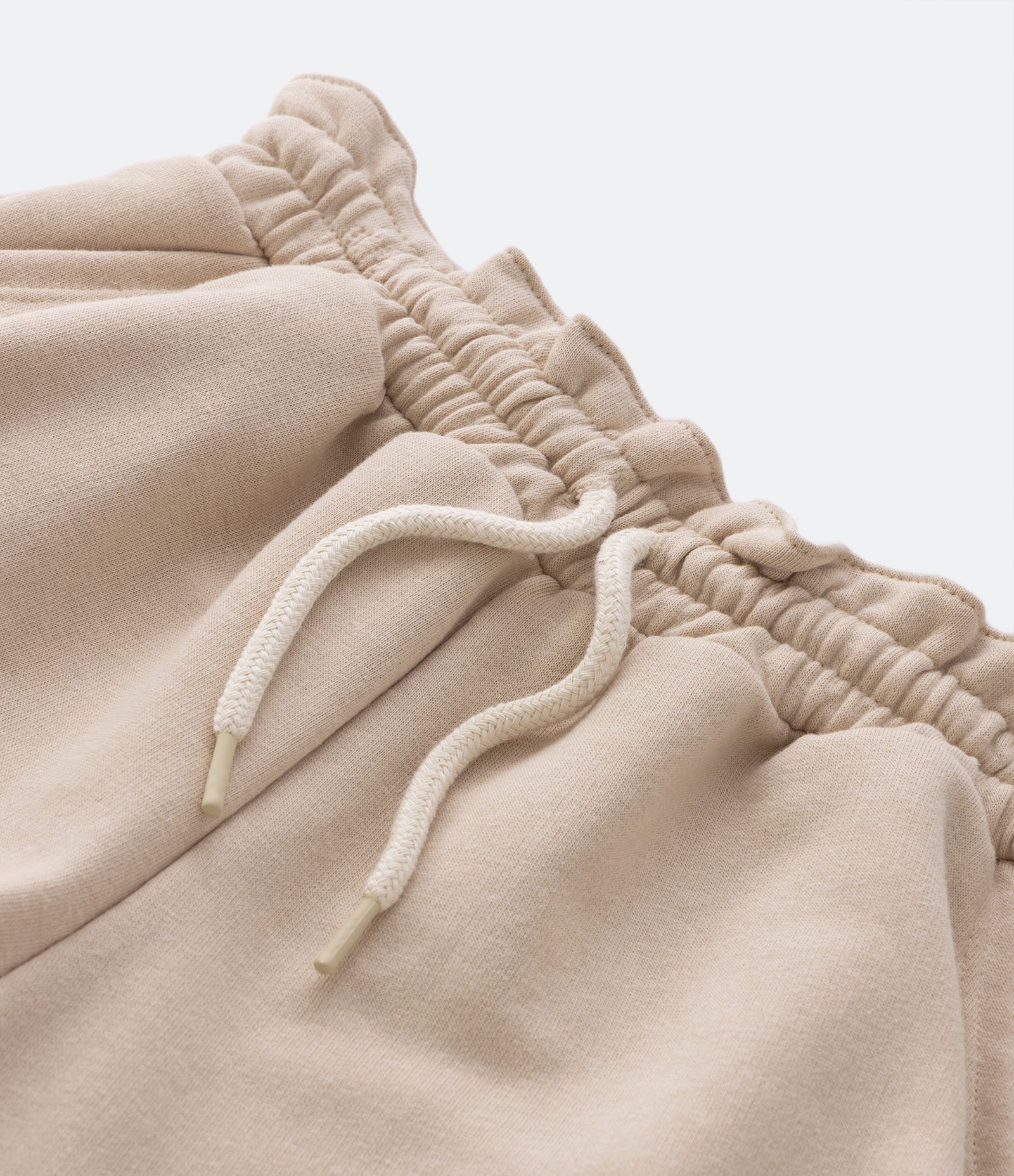 Short Clochard Infantil em Moletinho com Bolso - Tam 5 a 14 Anos Bege 4