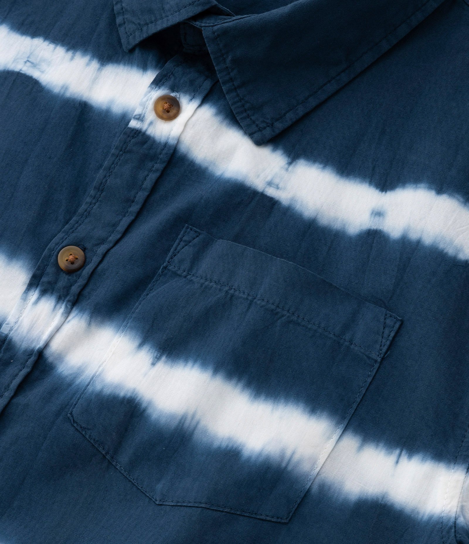 Camisa Manga Curta Infantil em Algodão com Estampa Tie Dye - Tam 5 a 14 anos Azul 5