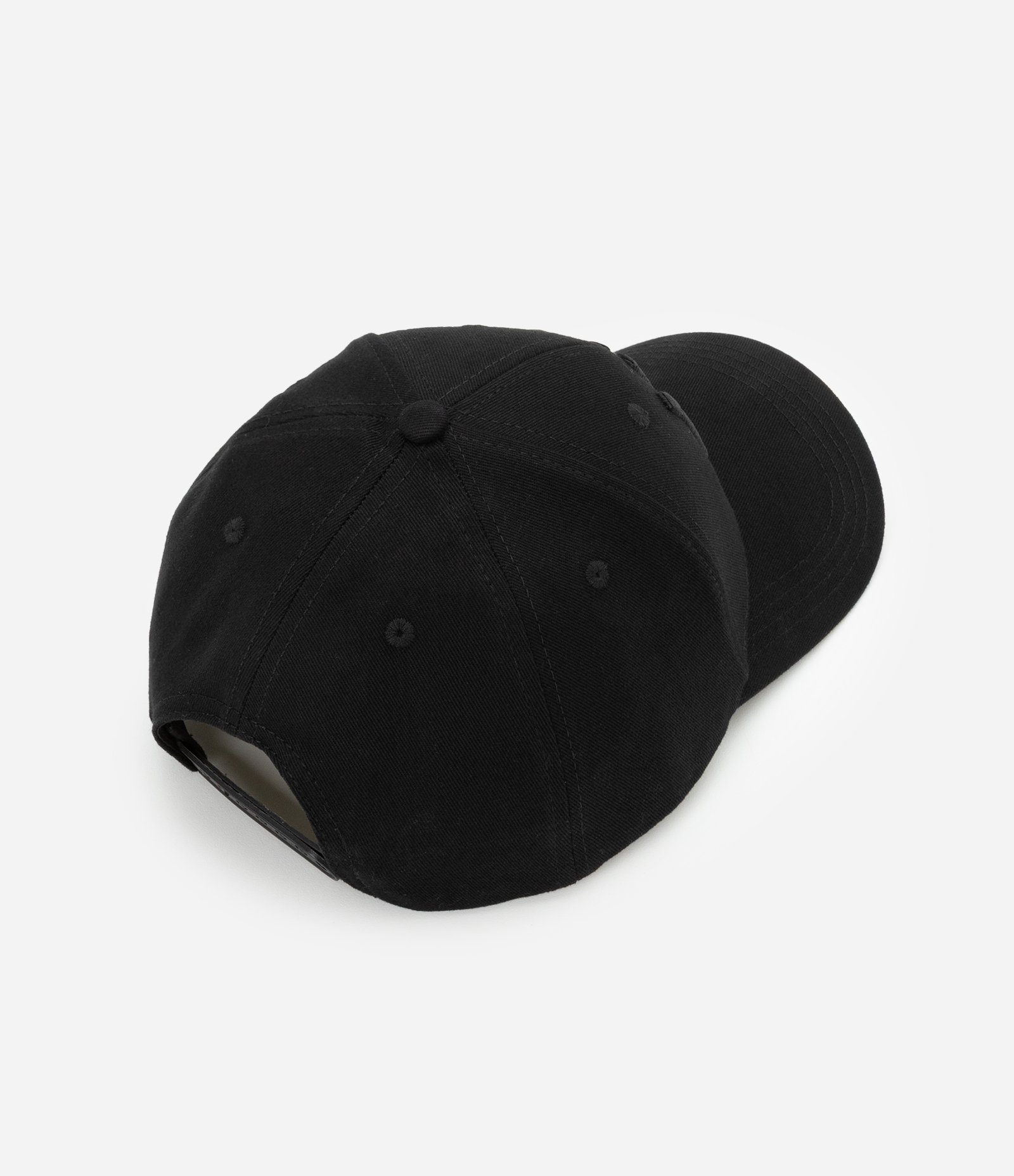 Boné Aba Curva em Algodão 06 Panel com Bordado New York Preto 3