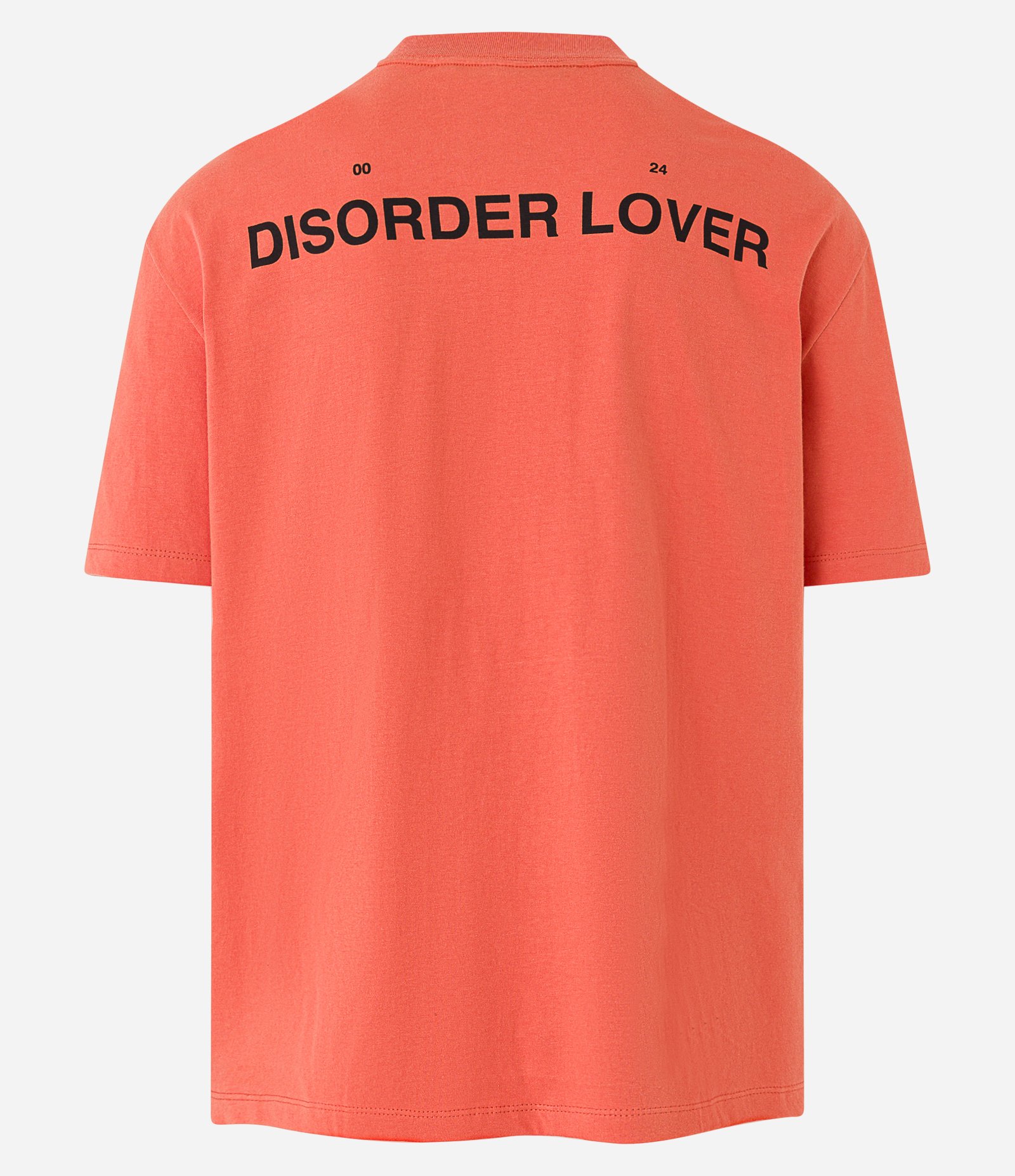 Camiseta Manga Curta com Estampa em Lettering Laranja 2
