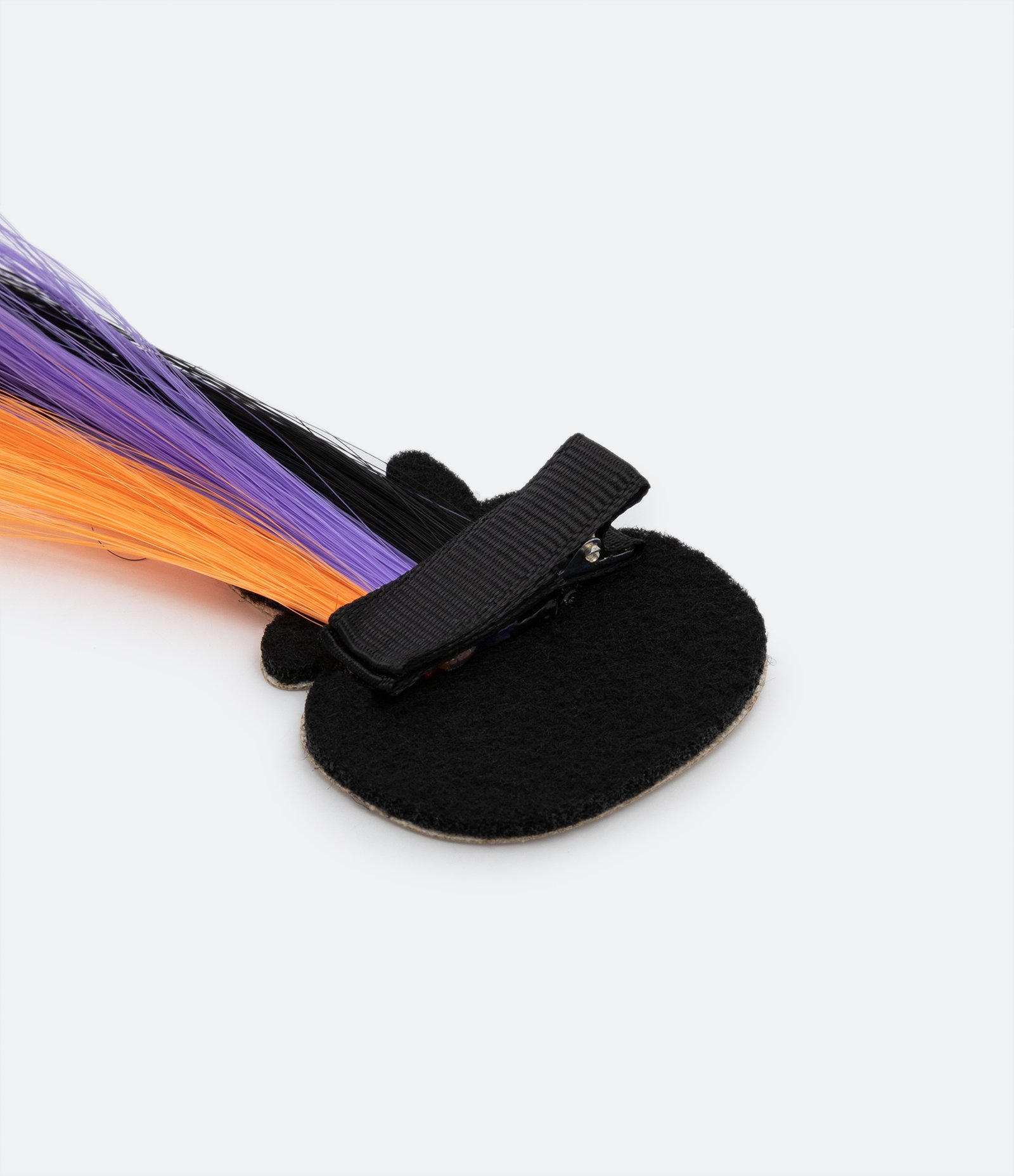 Presilha de Cabelo Infantil com Mecha Colorida e Caveira - Tam U Multicores 2