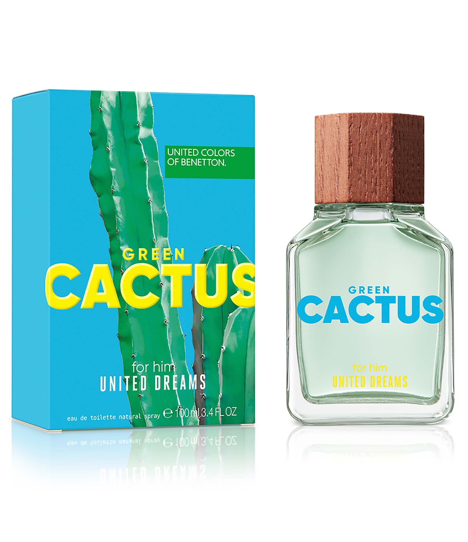 Perfume Benetton United Dreams Masculino Cactus LE Eau de Toilette 100ml 100ml 1