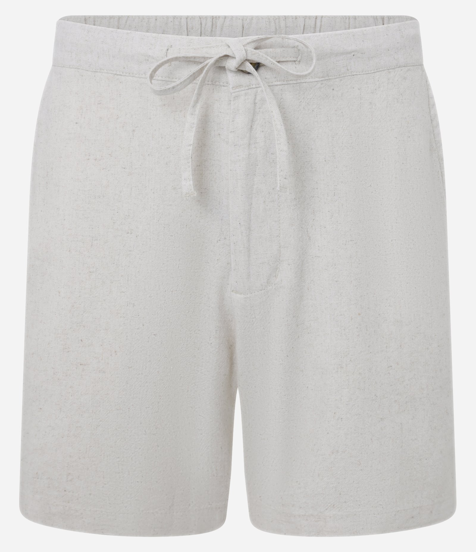 Bermuda Slim em Viscolinho Cordão e Bolsos Bege 5