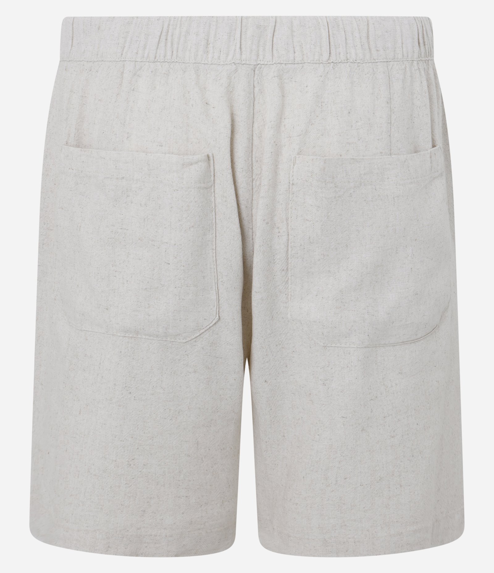 Bermuda Slim em Viscolinho Cordão e Bolsos Bege 6