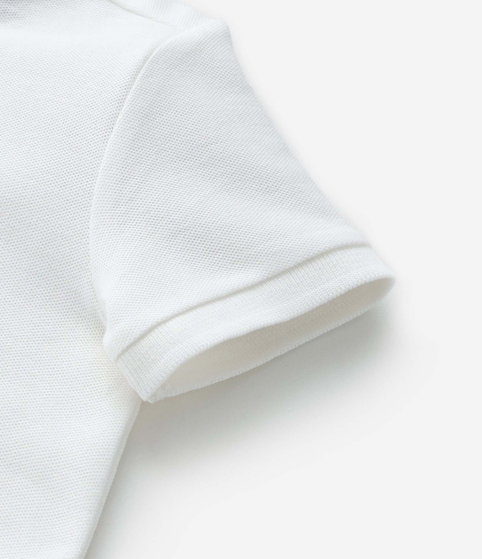 Camiseta Manga Curta Infantil com Bordado no Peito - Tam 1 a 5 anos Branco 6