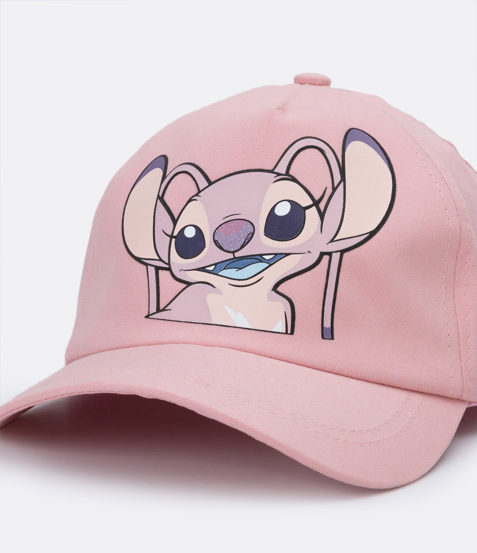 Boné Aba Curva Infantil em Sarja com Silk Frontal Angel Rosa 4