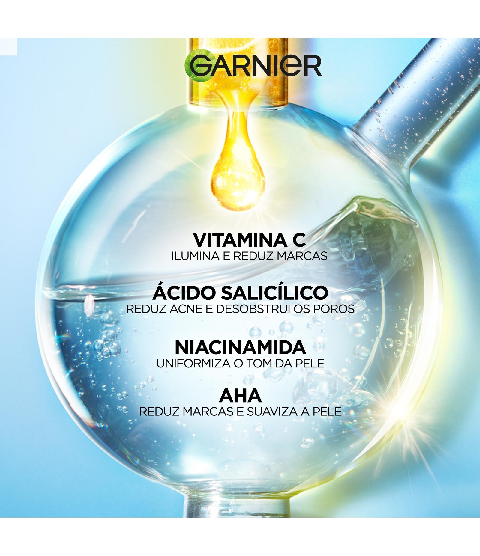 Sérum Facial Garnier Uniform Matte Antiacne Skin Active 15ml 3