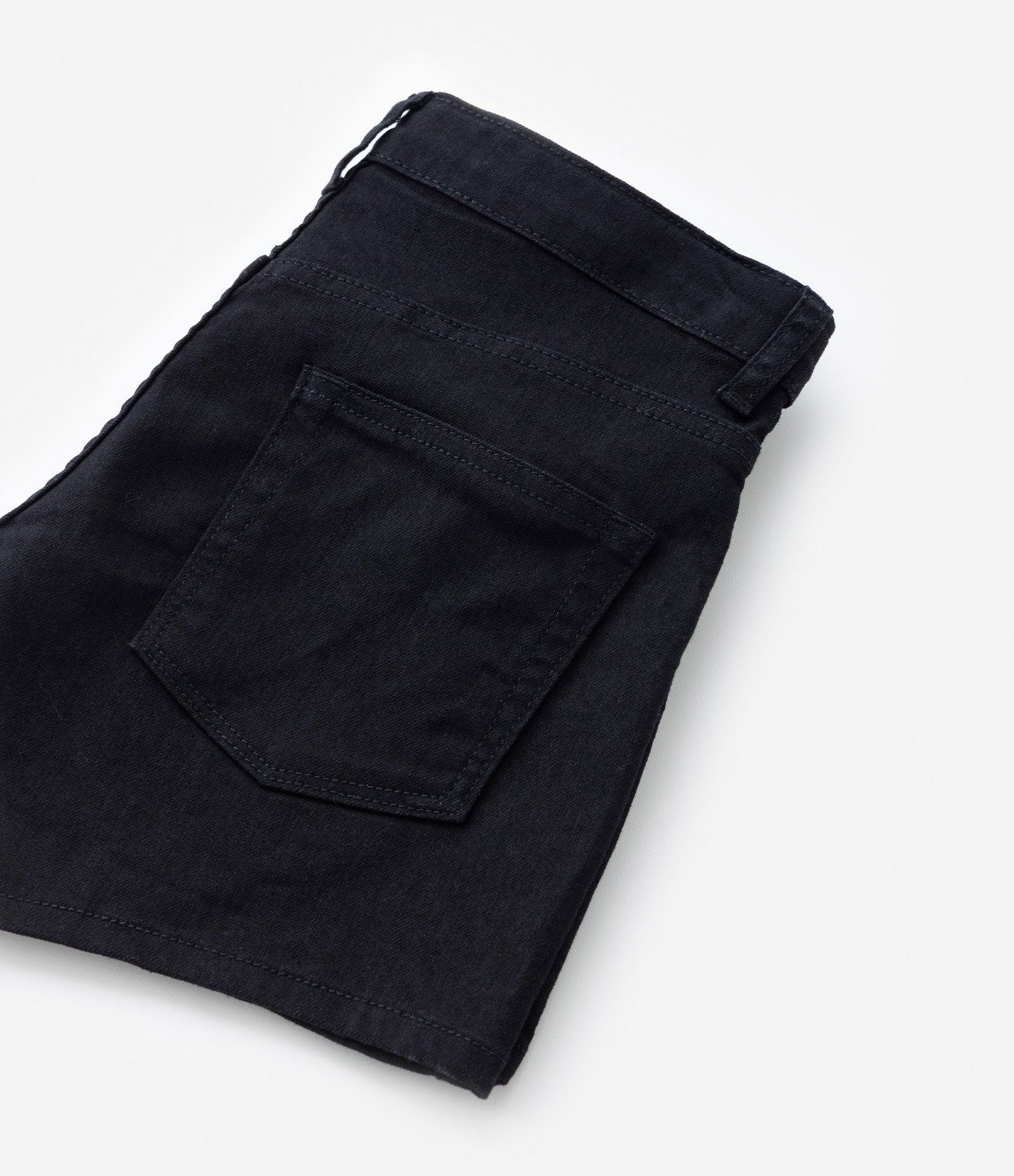 Short Cintura Alta Infantil em Sarja com Bolsinhos - Tam 5 a 14 Anos 5