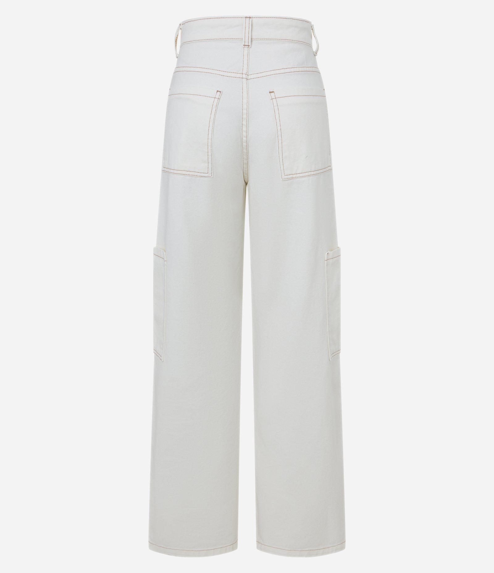 Calça Anos 90 em Sarja com Bolsos Laterais Off White 5